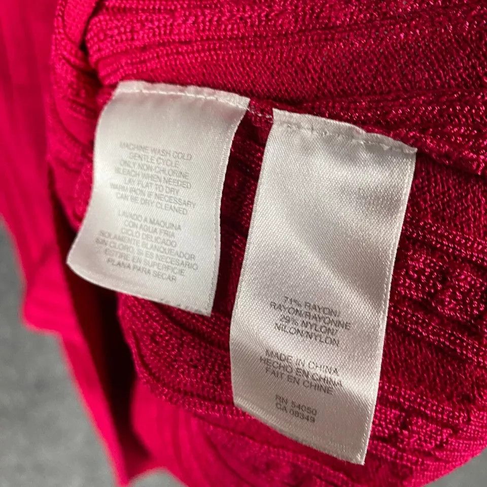 Jones New York Jones New York Tank Top Women's XL Hot Rayon Blend Adults Size XL / US 12-14 / IT 48-50 - 6 Thumbnail