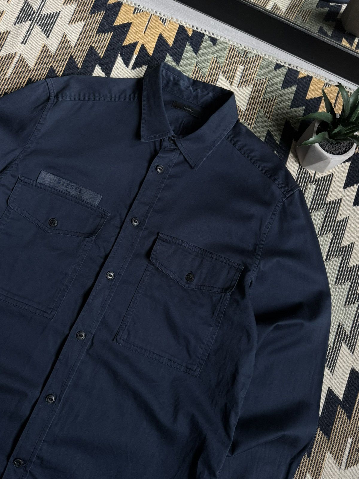 Diesel Diesel Avantgarde Y2K Button Up Shirt Size US L / EU 52-54 / 3 - 6 Thumbnail