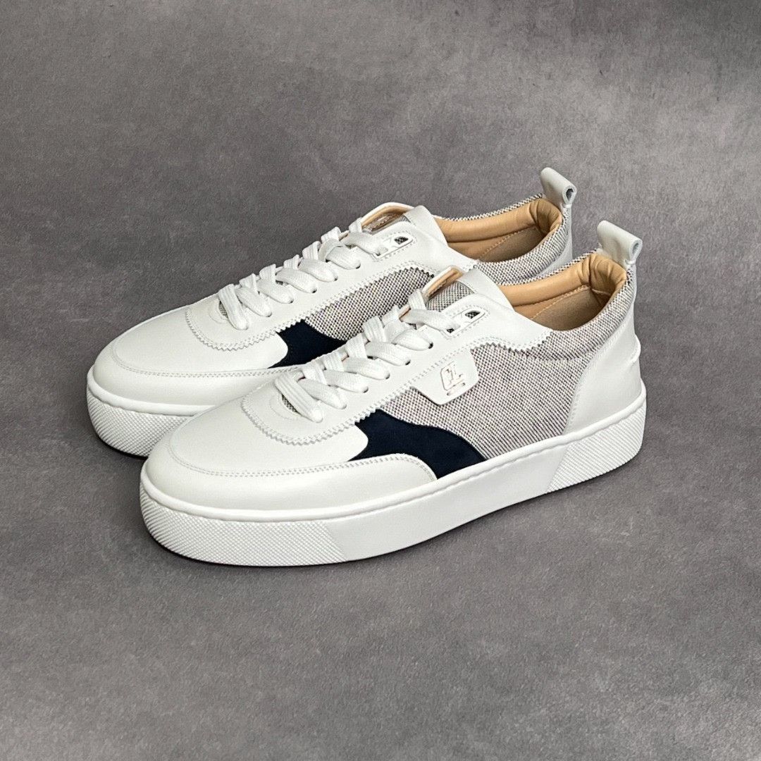 Christian Louboutin Christian Louboutin Leather Multi Lowtop Sneakers 6 Men Size US 6 / EU 39 - 1 Thumbnail