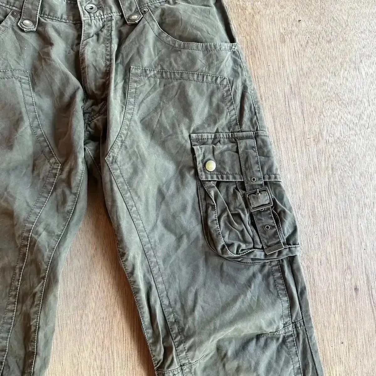Selected Homme 💥FLARE/BOOTCUT💥MICHEL KLEIN VINTAGE DOUBLEKNEE CARGO PANTS Size US 32 / EU 48 - 4 Thumbnail