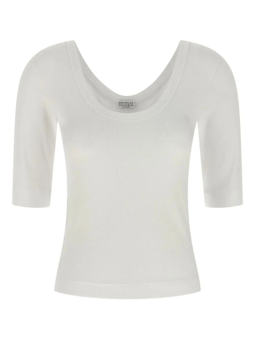 Brunello Cucinelli T-Shirt with Monili Size L / US 10 / IT 46 - 1 Thumbnail