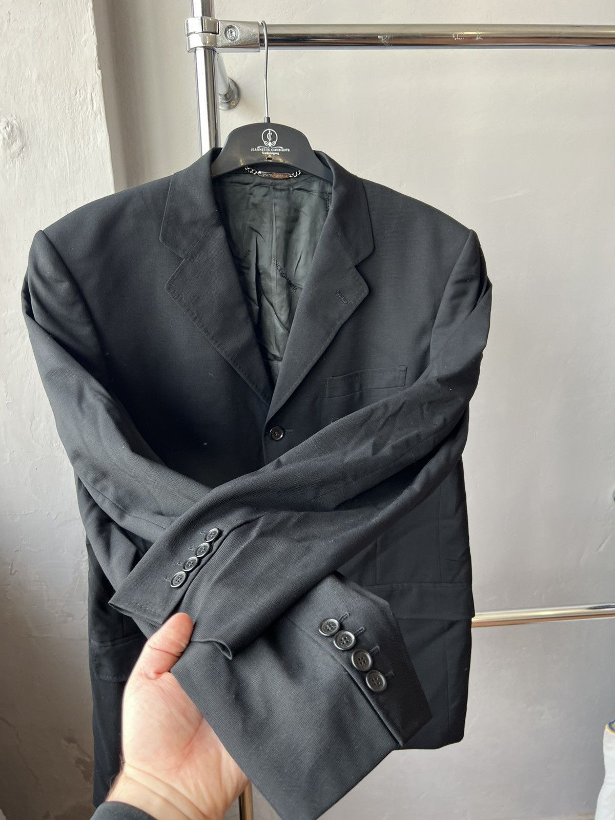 Dolce & Gabbana DOLCE&GABBANA LANA WOOL VINTAGE CLASSIC BLAZER JACKET SZ 54 Size 54L - 8 Thumbnail