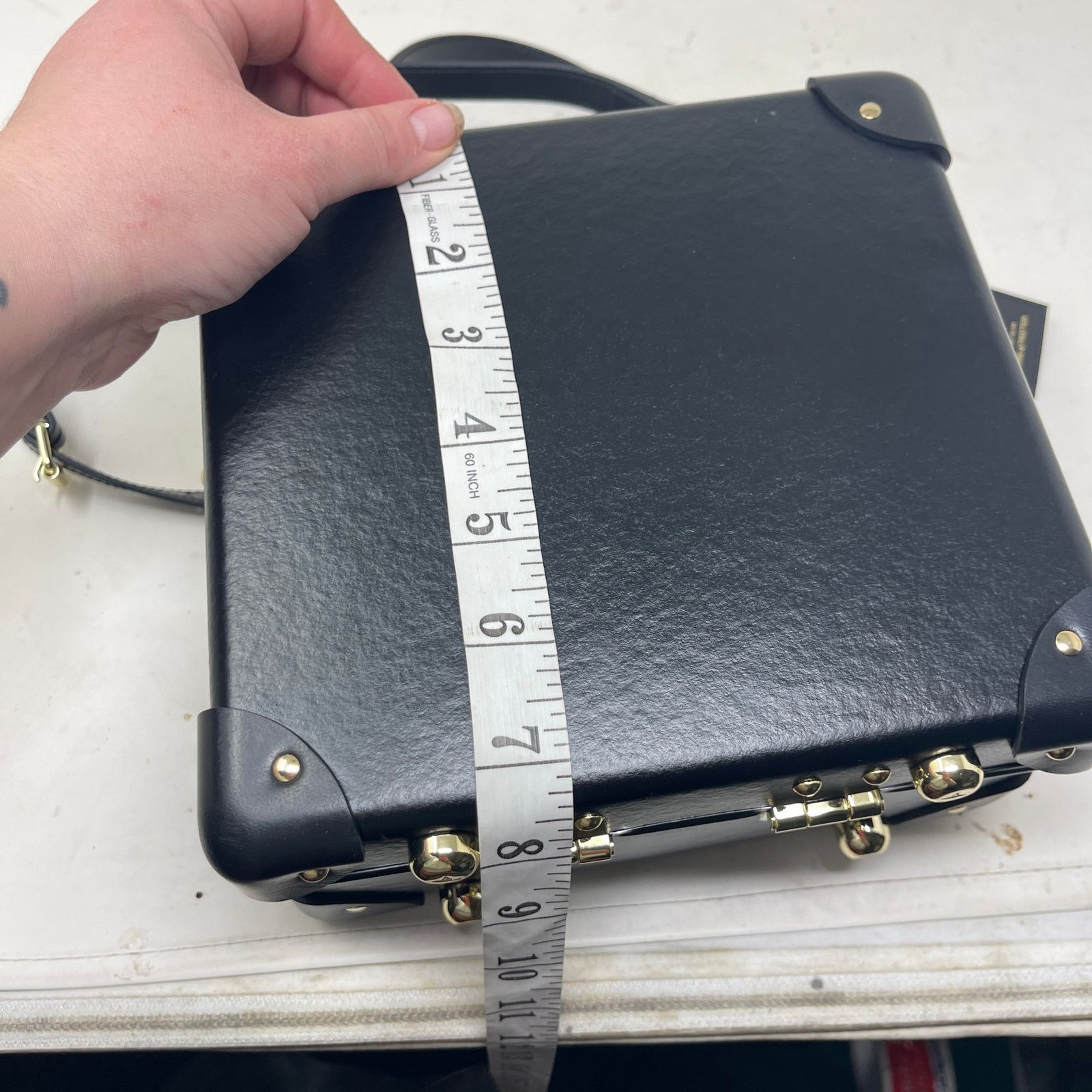 Other Globe Trotter The Centenary London Square Bag Black & Gold Size ONE SIZE - 18 Thumbnail