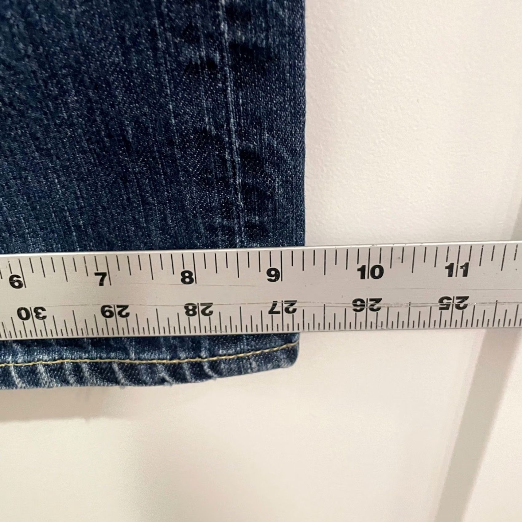 Denime Agave Denim Jeans Mens Blue 36 Straight Distressed 5-Pocket Cotton Denim USA Made N/A Size US 36 / EU 52 - 7 Thumbnail
