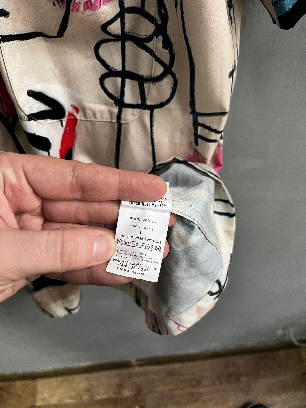 Japanese Brand × Wacko Maria Wacko Maria Basquiat Hawaiian shirt L under the water one Size US L / EU 52-54 / 3 - 15 Thumbnail