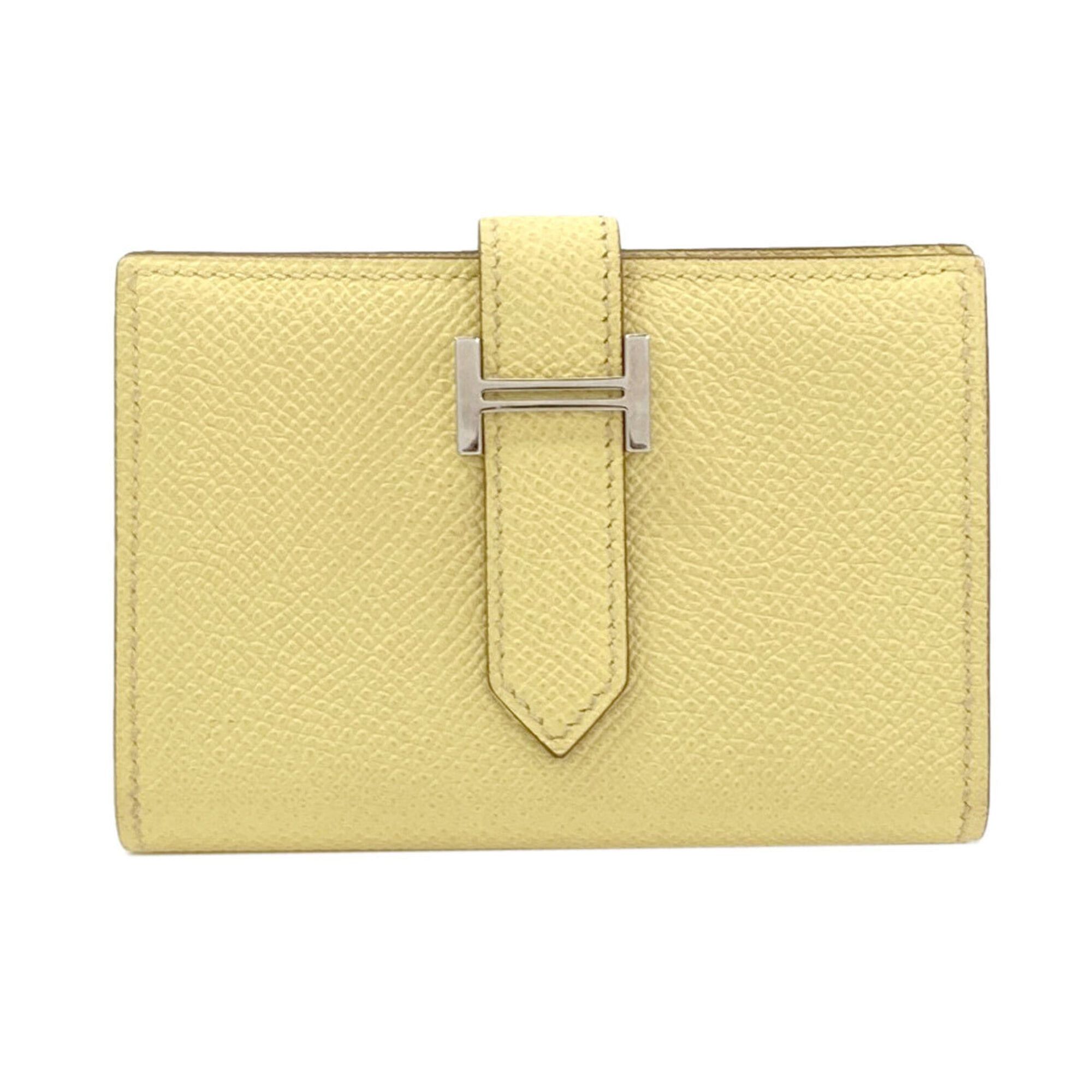 Hermes Hermes Bearn Mini Coin Case, Silver Hardware, Epsom Leather, Women's Size ONE SIZE - 1 Thumbnail