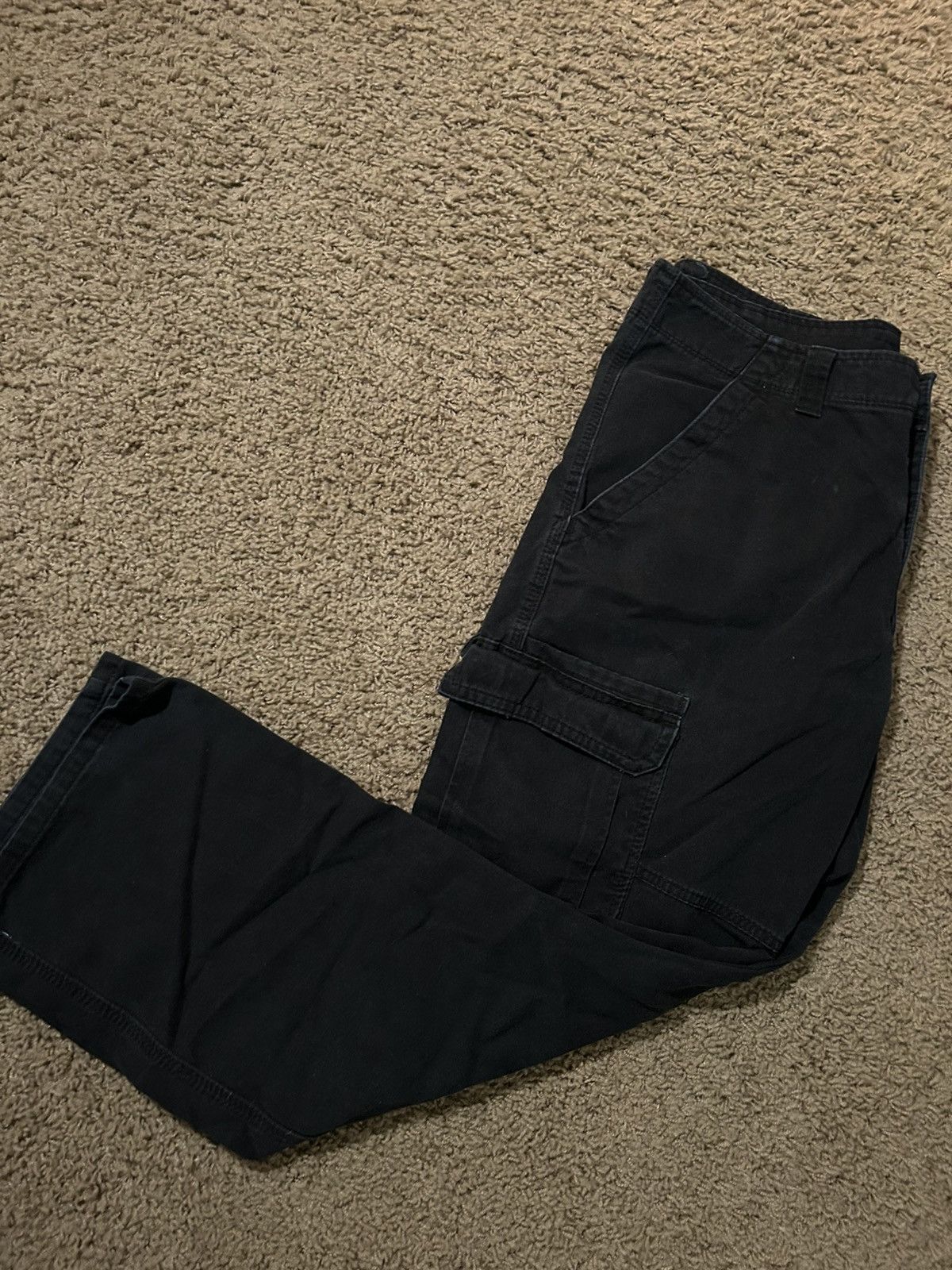 Wrangler Black Wrangler Cargo Pants Size US 32 / EU 48 - 2 Thumbnail