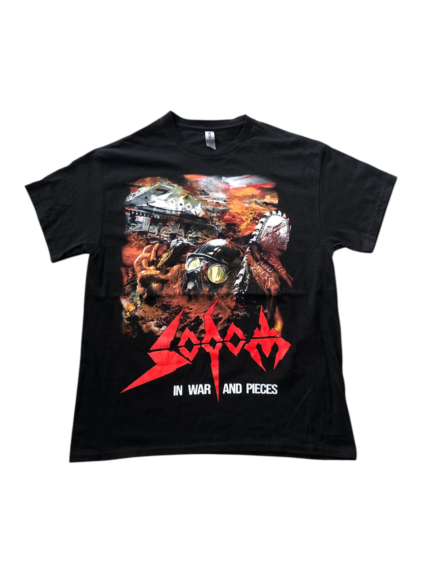Band Tees 🔥Vintage Y2K SODOM 'In War And Pieces' Metal Grind T-Shirt Size US L / EU 52-54 / 3 - 1 Thumbnail