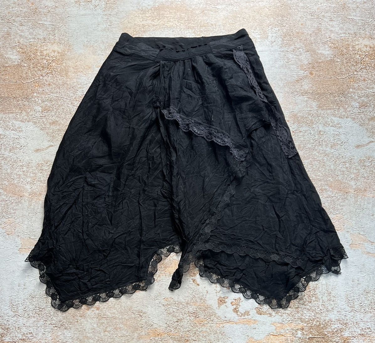 Japanese Brand × Vintage Vintage asymmetrical Japanese flare skirt Size 28" / US 6 / IT 42 - 10 Thumbnail