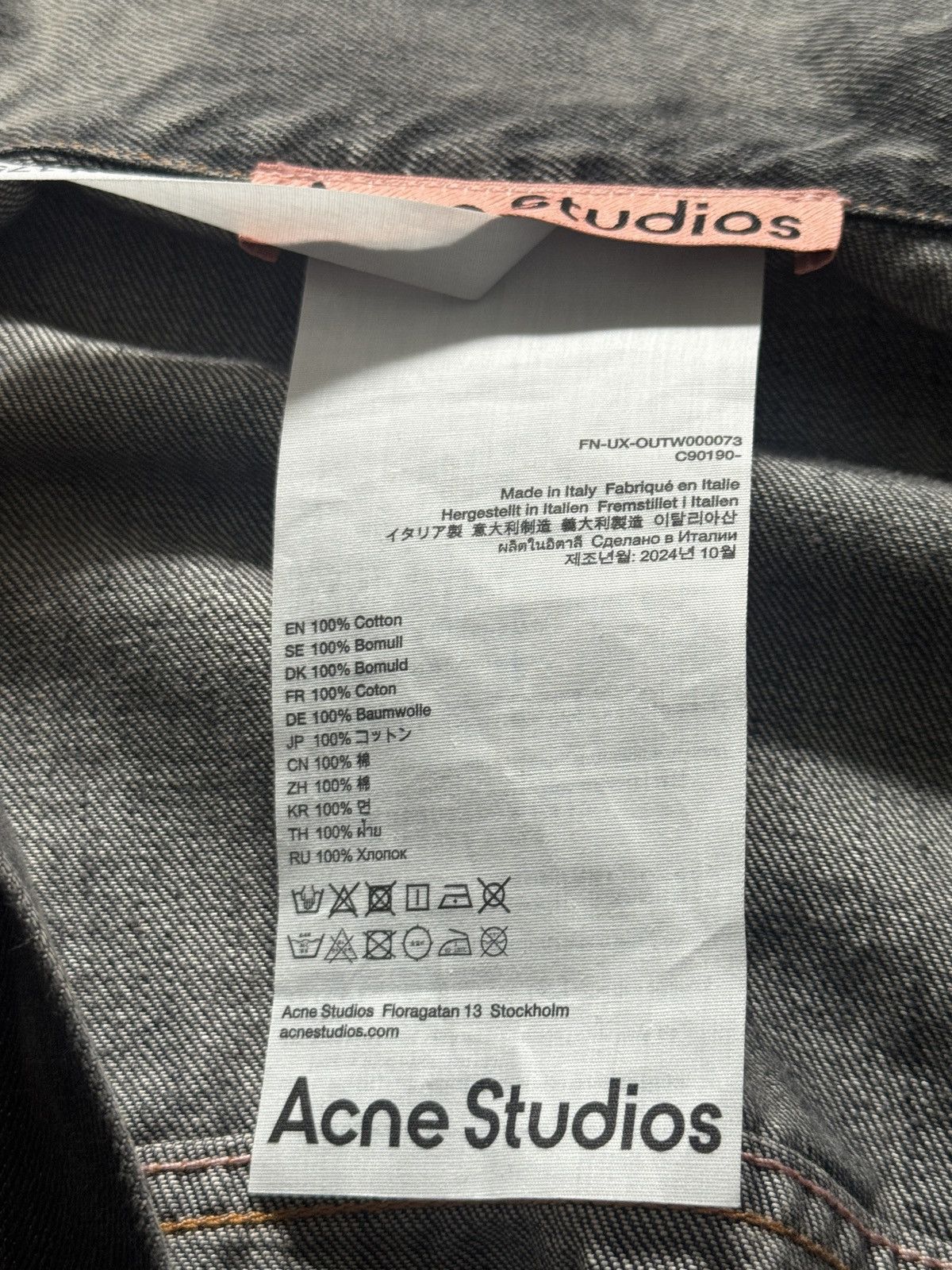 Acne Studios Acne Studios Denim Jacket Trafalgar Size US M / EU 48-50 / 2 - 3 Thumbnail