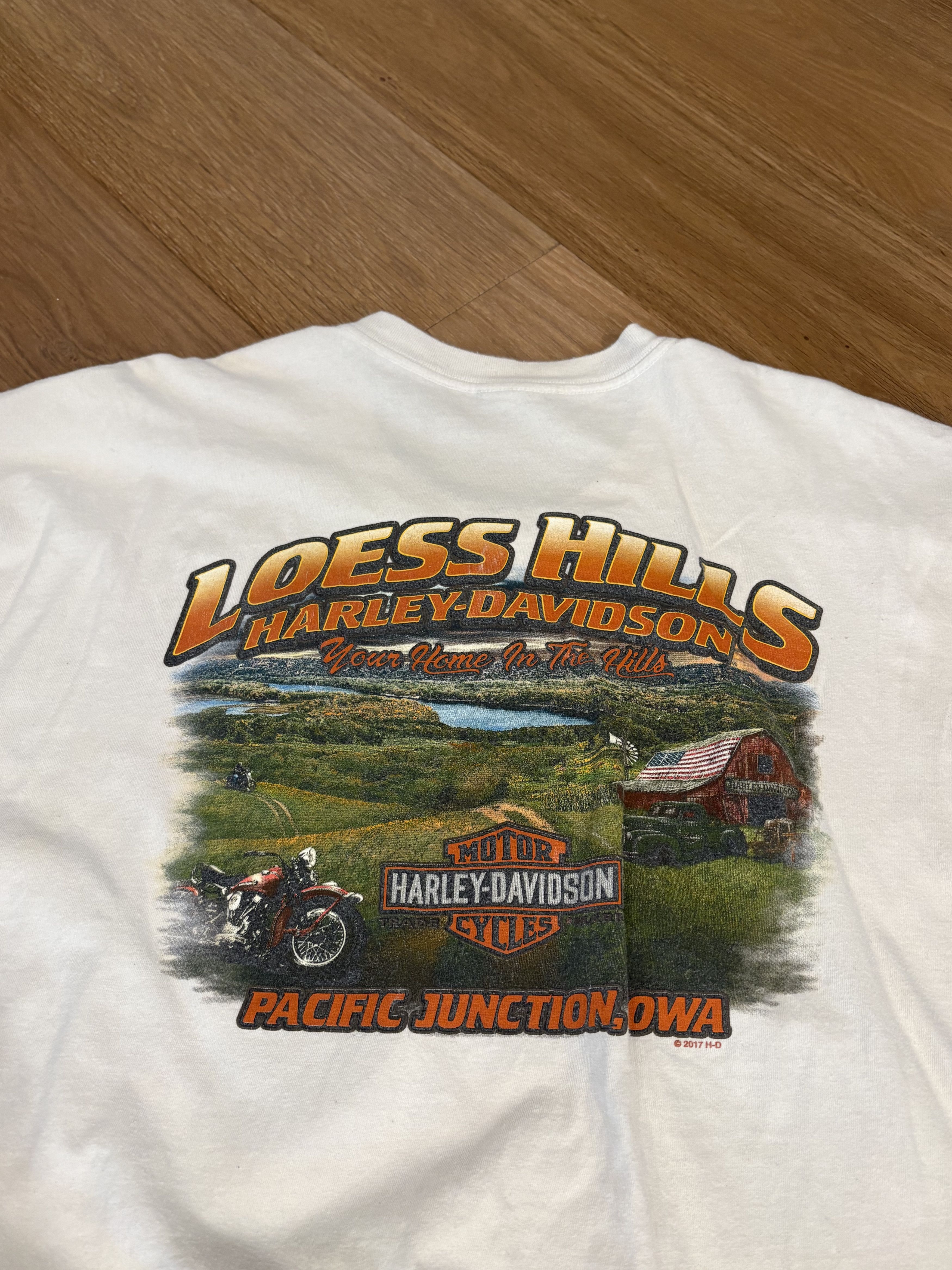 Harley Davidson Vintage Harley Davidson Smokey Skull Graphic T Shirt Size US XXL / EU 58 / 5 - 4 Thumbnail