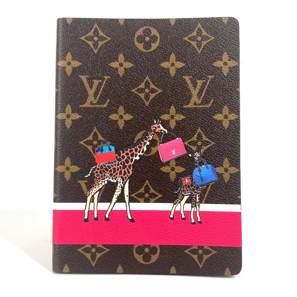 Louis Vuitton Louis Vuitton Monogram Chi Eremans Giraffe Pattern Notepad Stationery Notebook Canvas Women Brown Size ONE SIZE - 1 Thumbnail
