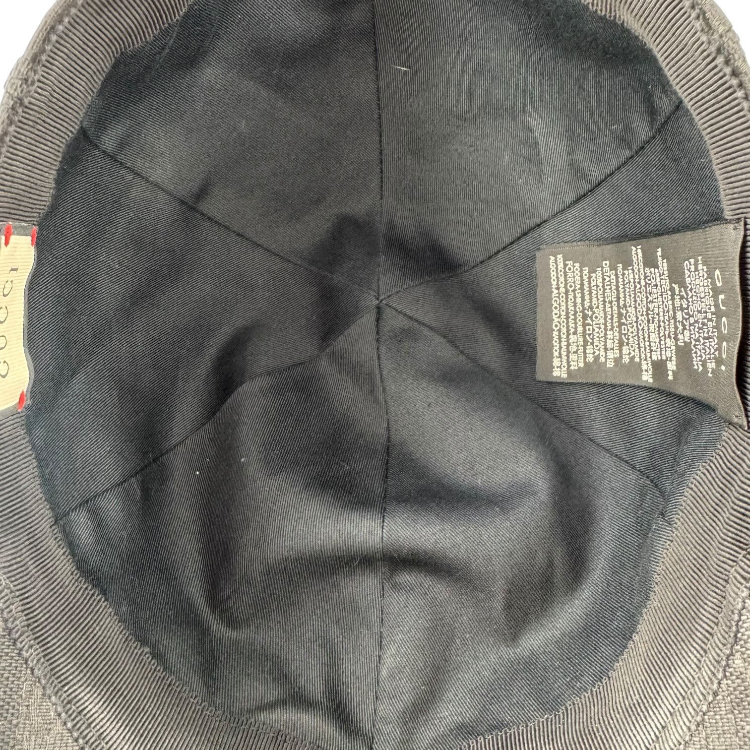 Gucci Gucci Sherry Line Black Monogram Baseball Cap Size ONE SIZE - 8 Thumbnail