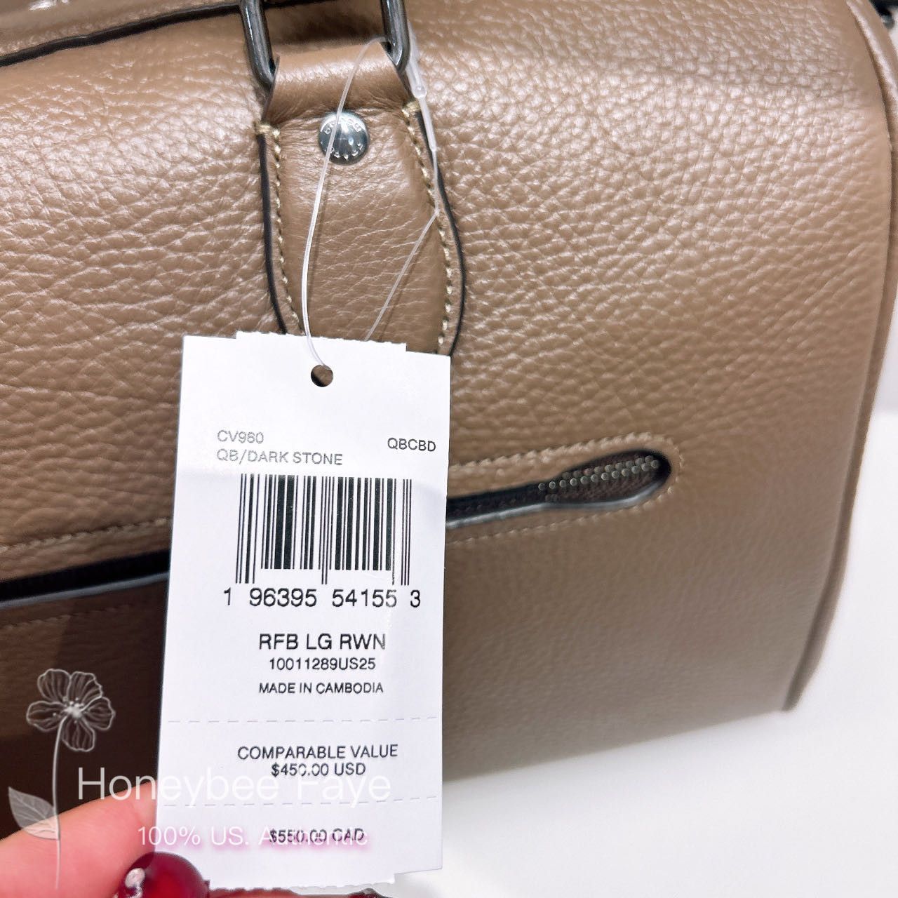 Coach Rowan Large Satchel Bag CV960 Size ONE SIZE - 3 Thumbnail