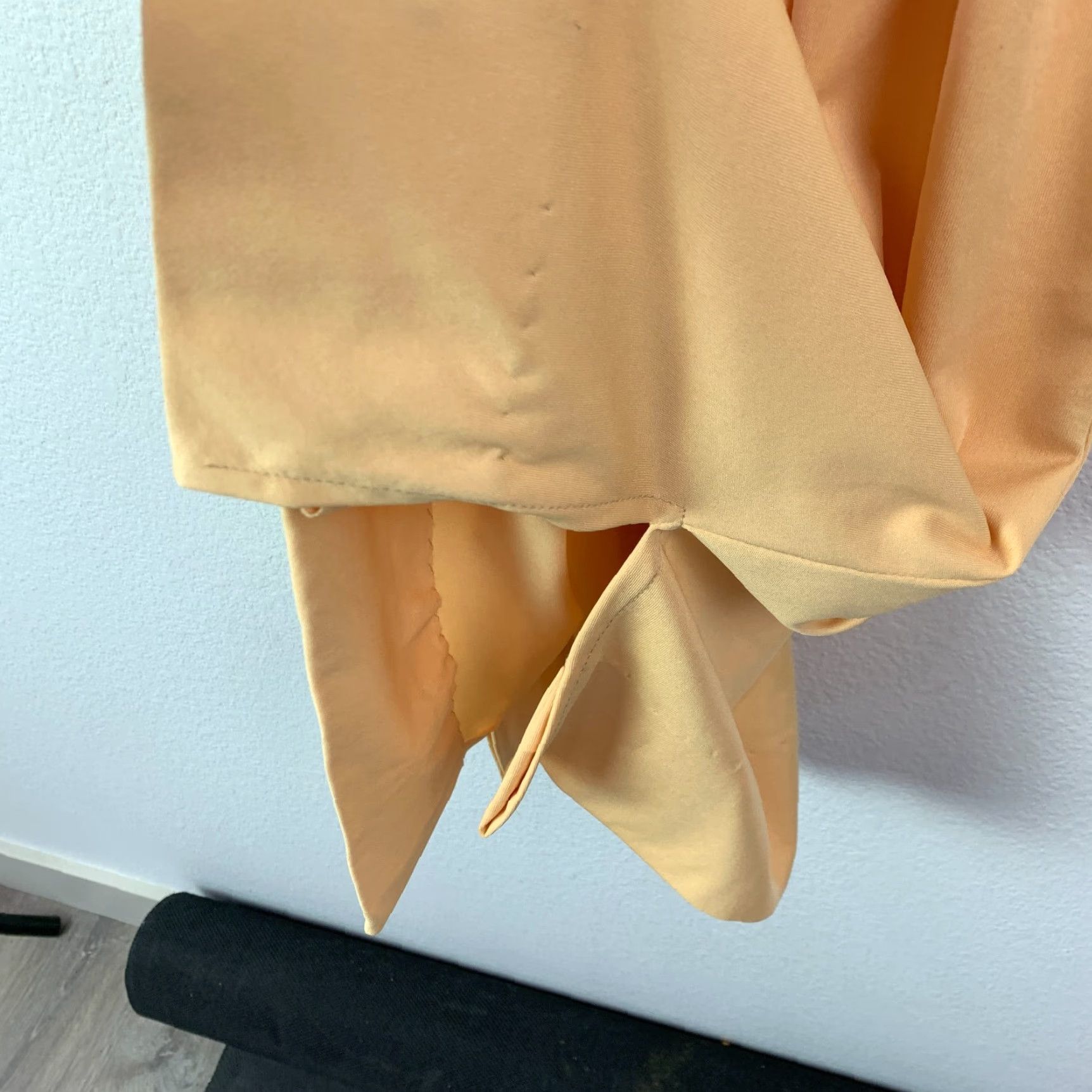 Vintage VINTAGE Queen's Row Yellow Midi Secretary Dress 12 Womens 1960s Polyester Size XL / US 12-14 / IT 48-50 - 5 Thumbnail