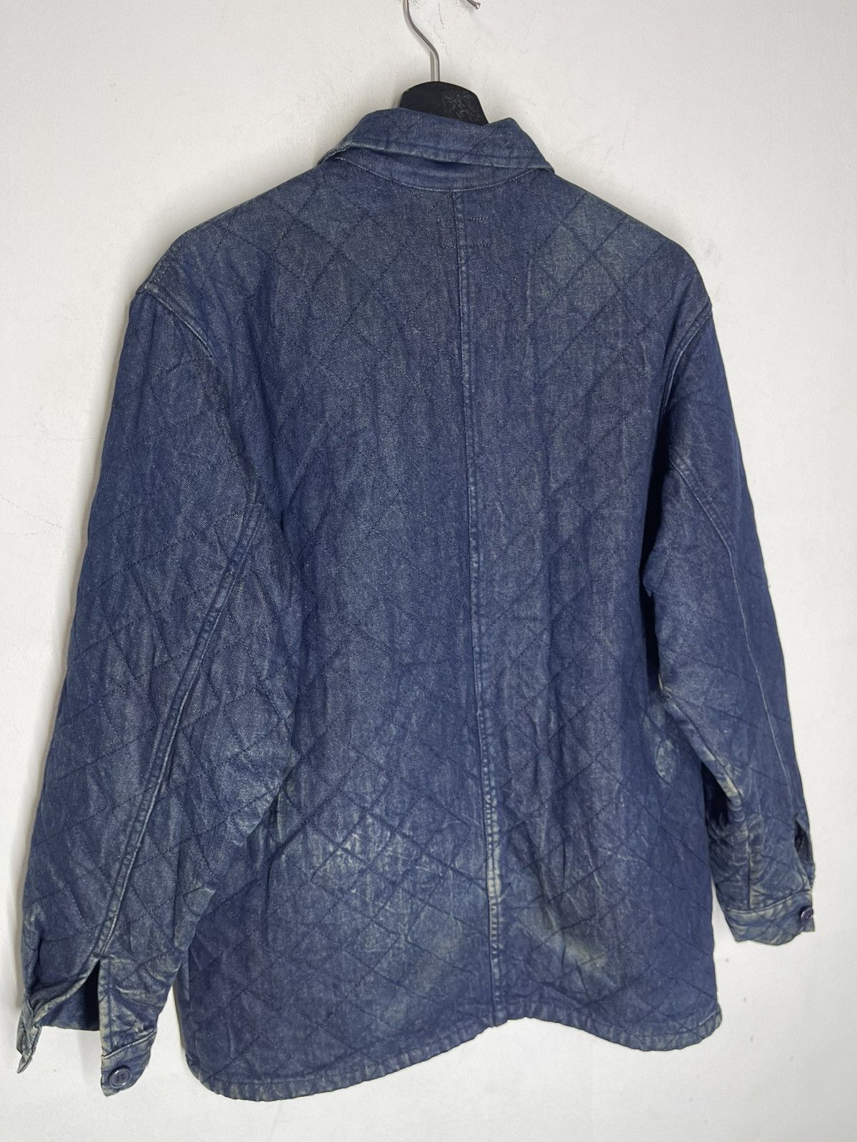 Japanese Brand Vintage Blue Dyed Workwear Quilted Jacket Real Thing Size US S / EU 44-46 / 1 - 3 Thumbnail