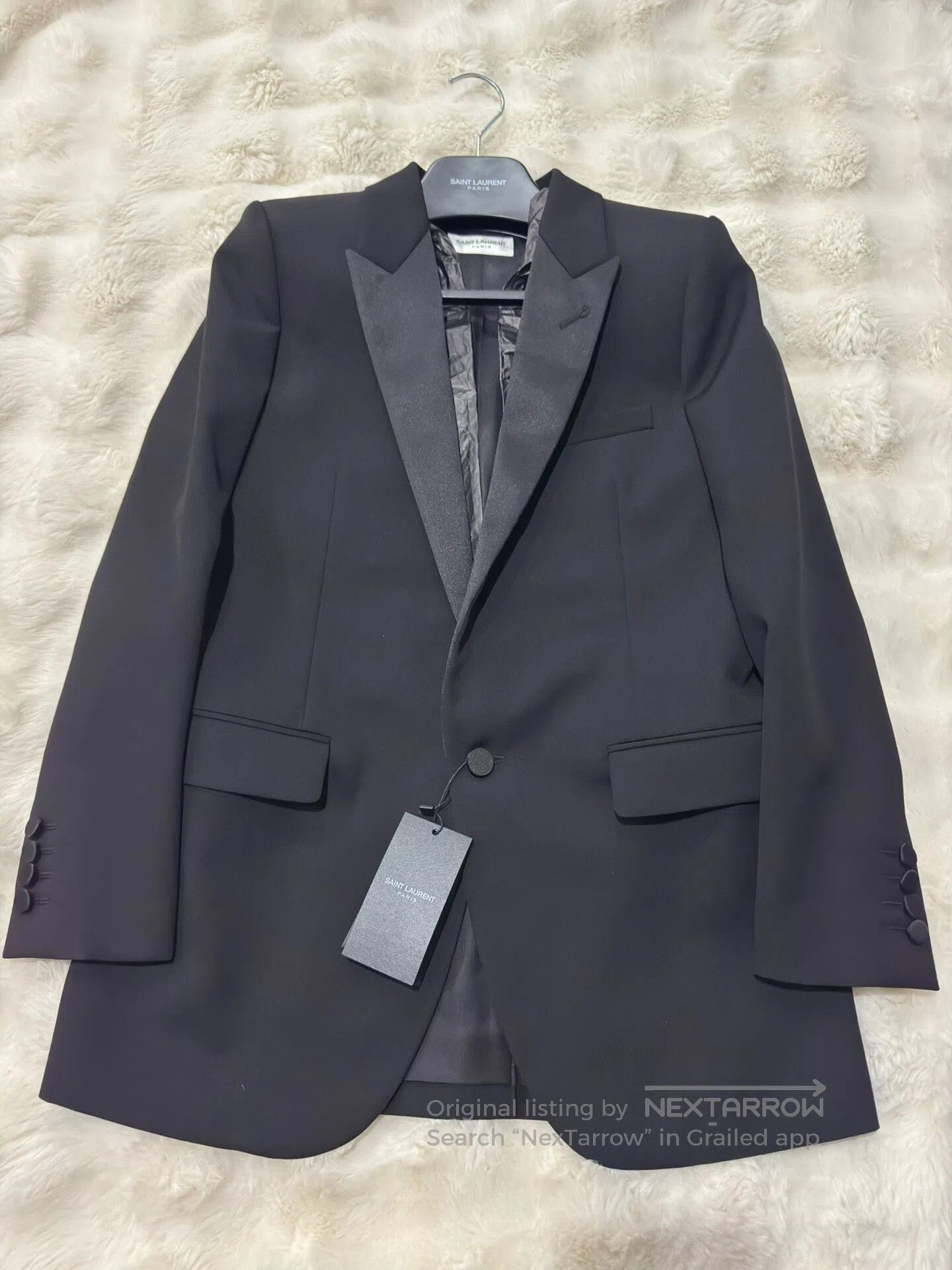 Saint Laurent Paris Saint Laurent Paris Ladies Smoking Suit| Size XS / US 0-2 / IT 36-38 - 1 Thumbnail