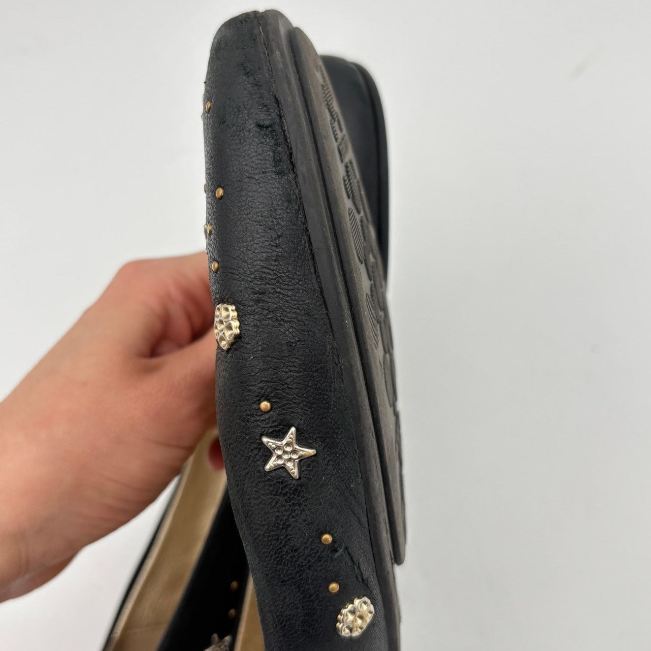Jimmy Choo Jimmy Choo Star Studded Leather Ballet Flats Women's 40 Size US 10 / IT 40 - 12 Thumbnail