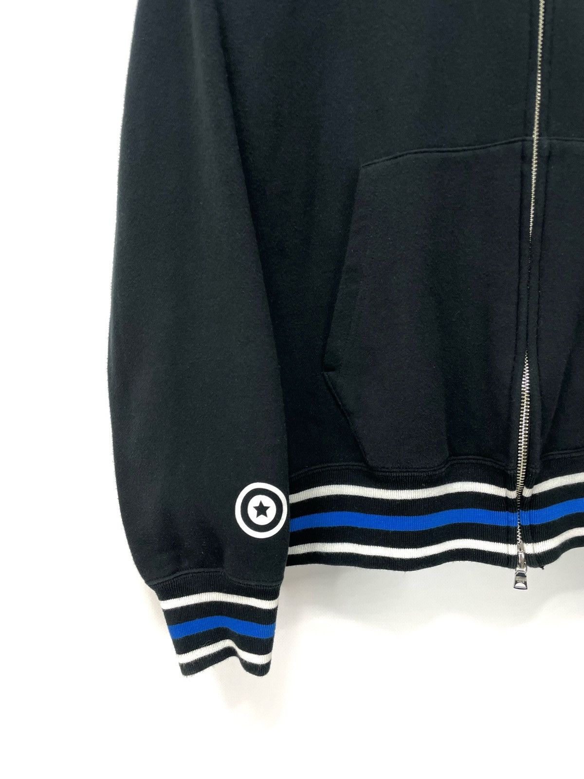 Bape BAPE Shark Full Zip Hoodie – Blue Camo – Size L Size US L / EU 52-54 / 3 - 6 Thumbnail