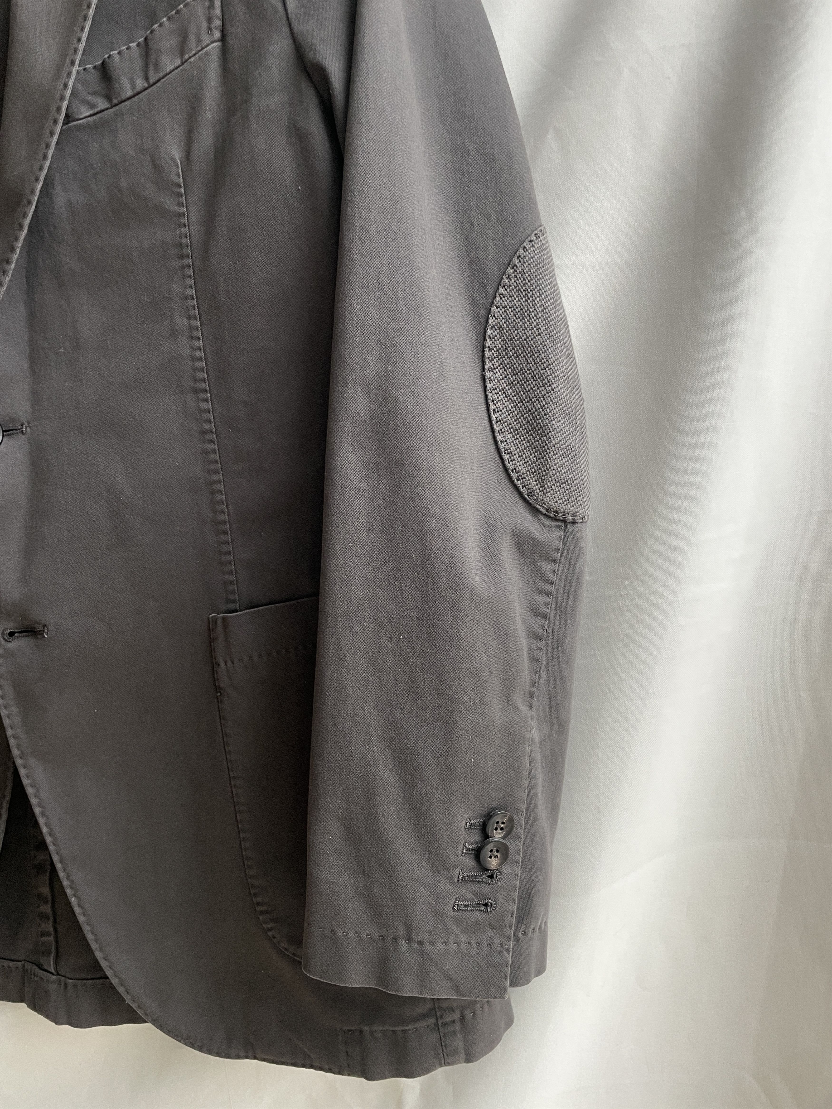Boggi Boggi MIlano B-Elton Unlined Garment Dyed Cotton Blazer Size 40R - 8 Thumbnail