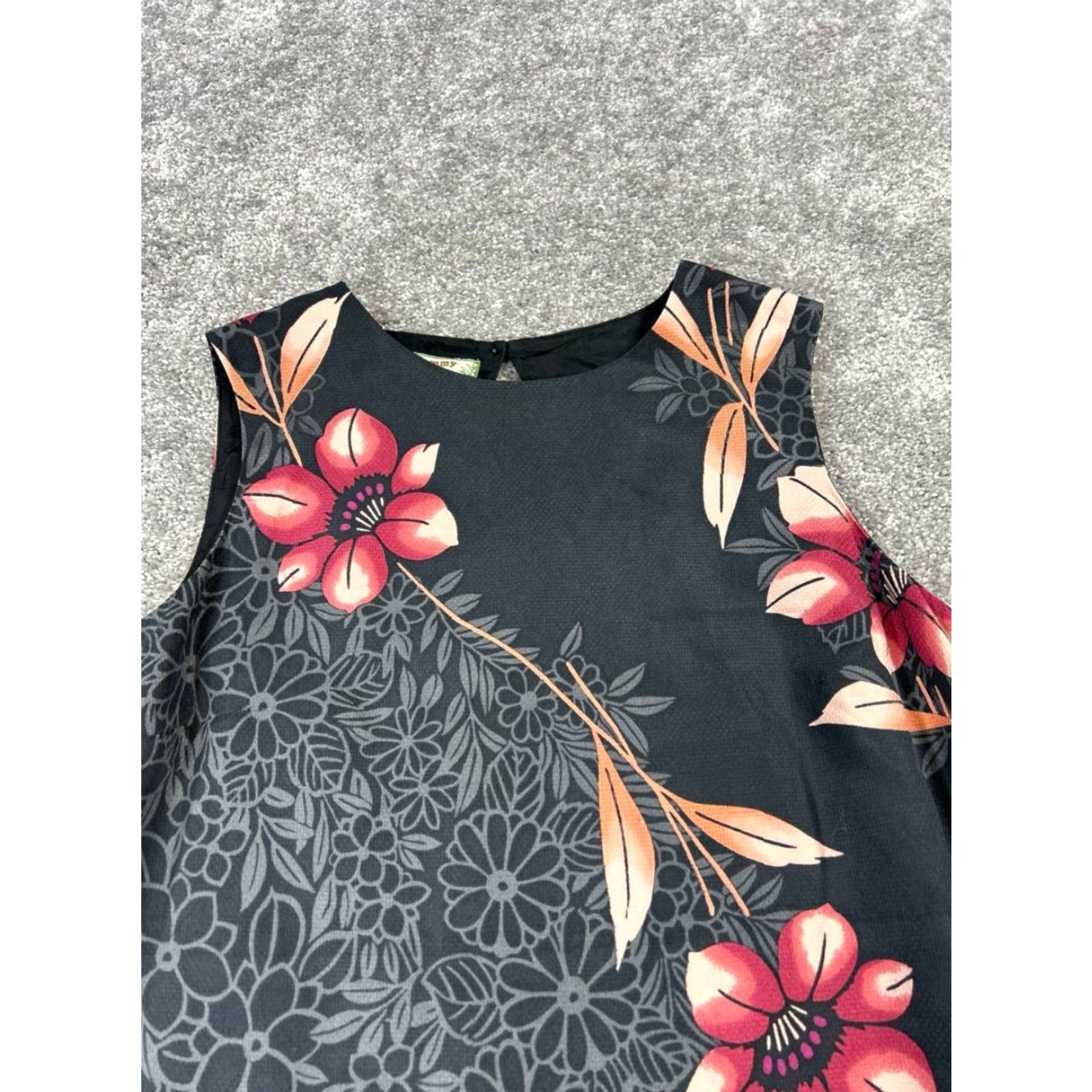 Tommy Bahama Tommy Bahama Dress Womens Small Black Red Floral Silk Size S / US 4 / IT 40 - 2 Thumbnail