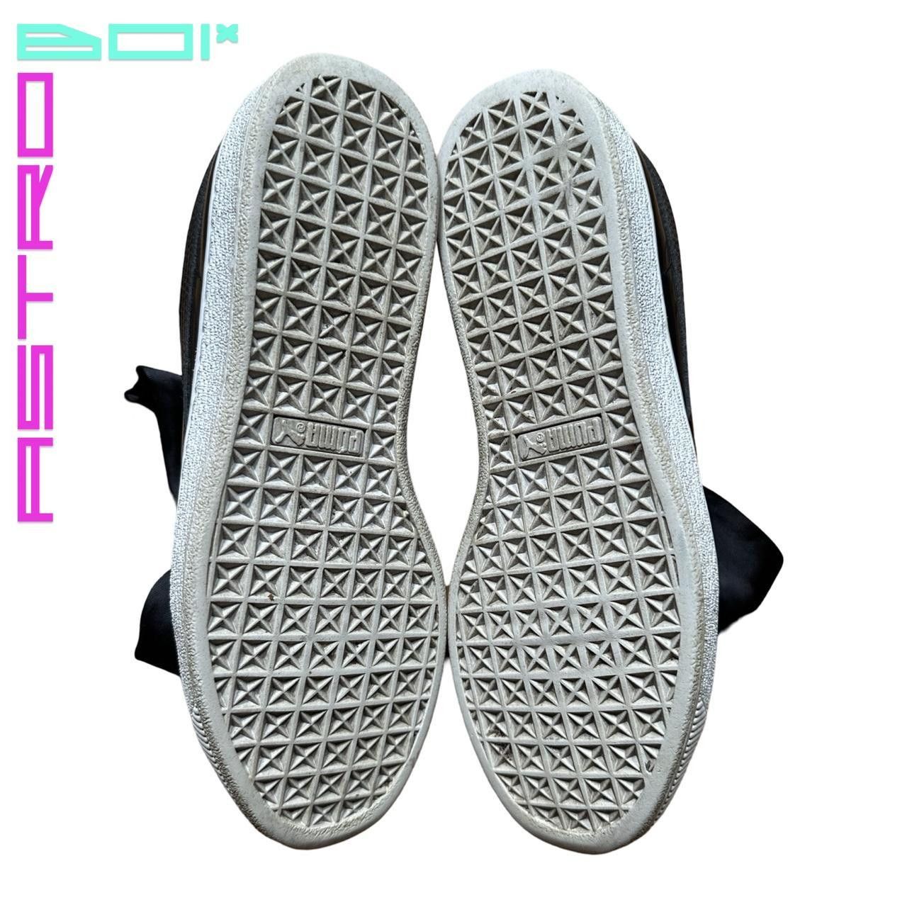Puma Puma Basket Heart Black Patent Ribbon Sneakers - 9Us/40 EU Size US 9 / IT 39 - 6 Thumbnail