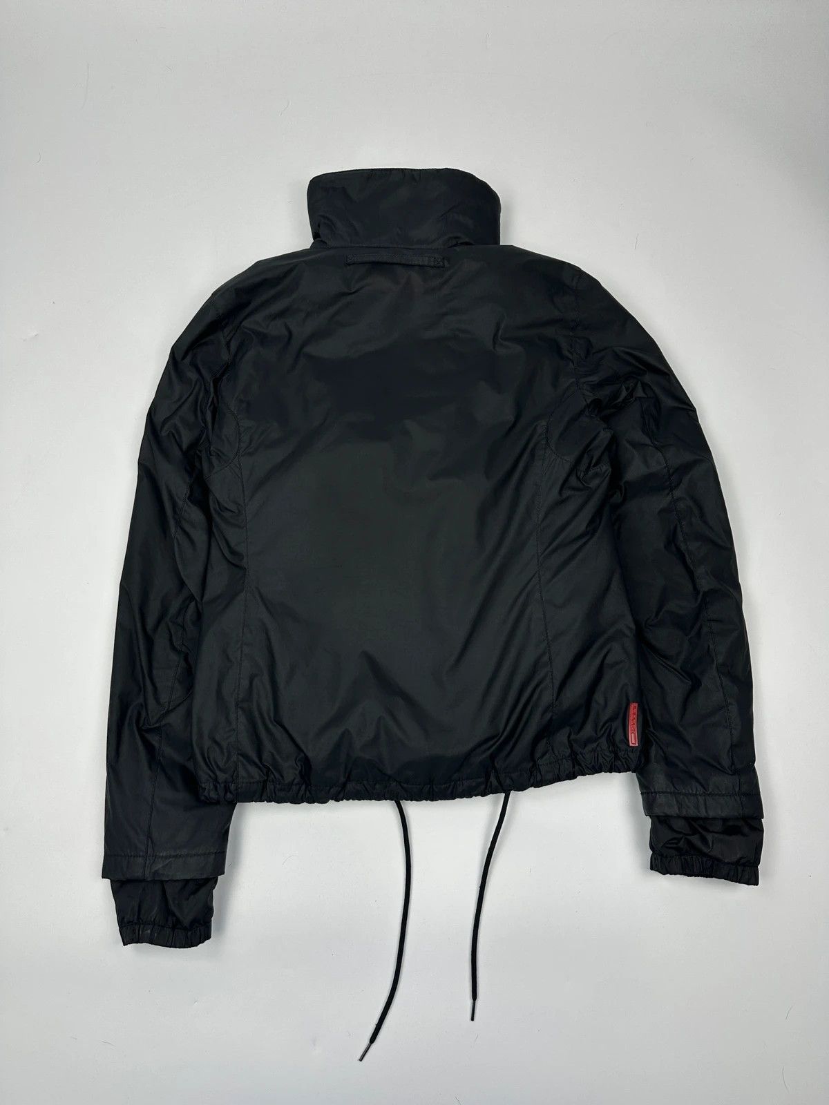 Prada Prada Sport FW2002 Black Nylon & Fur 2In1 Jacket Size S / US 4 / IT 40 - 11 Thumbnail
