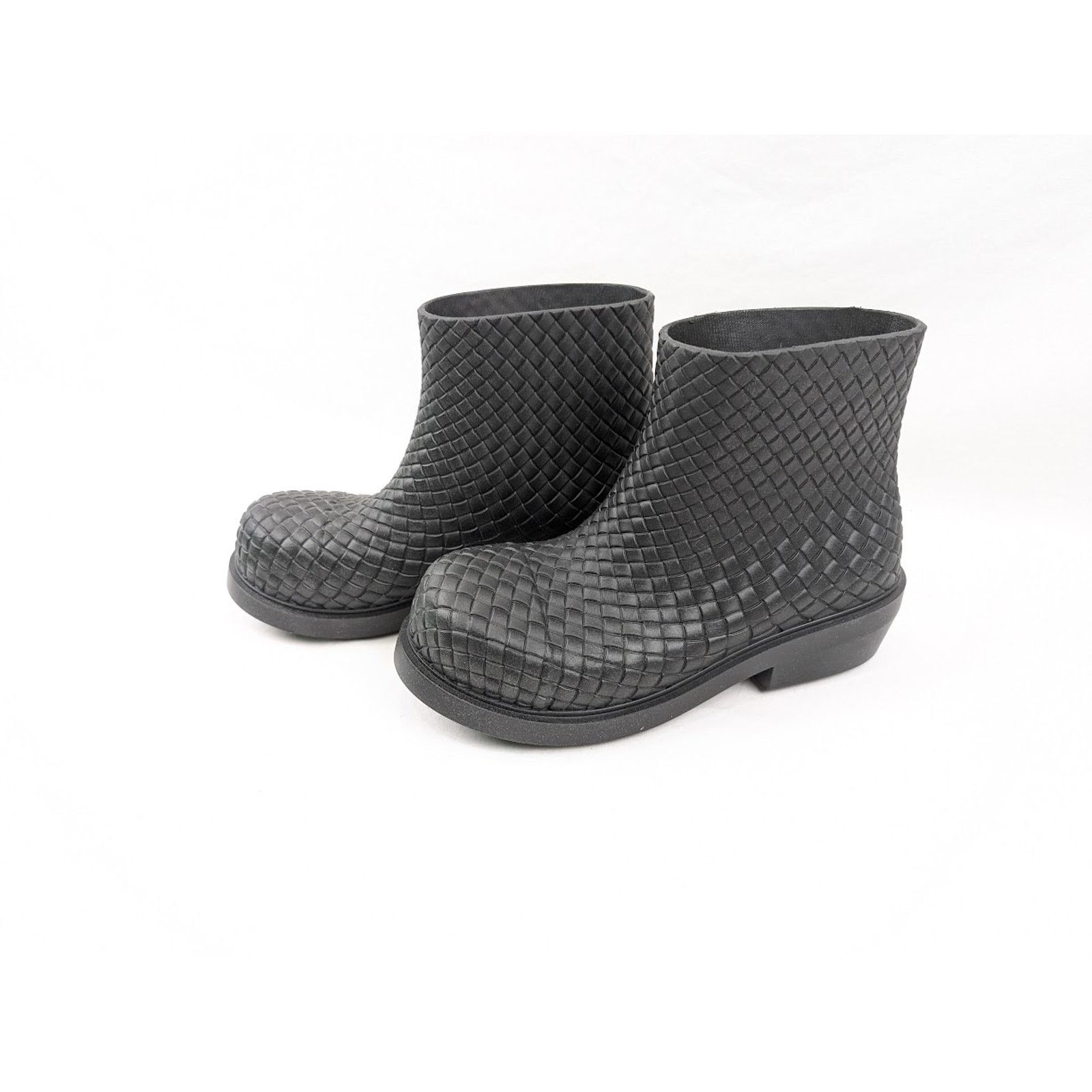 Bottega Veneta o1rshd1 Fireman Ankle Boots in Black Size US 10 / EU 43 - 14 Thumbnail