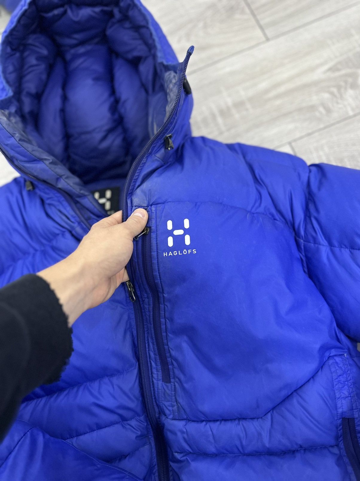 Haglofs Haglofs Outdoor Gorpcore Down 700 Jacket Size US XL / EU 56 / 4 - 4 Thumbnail