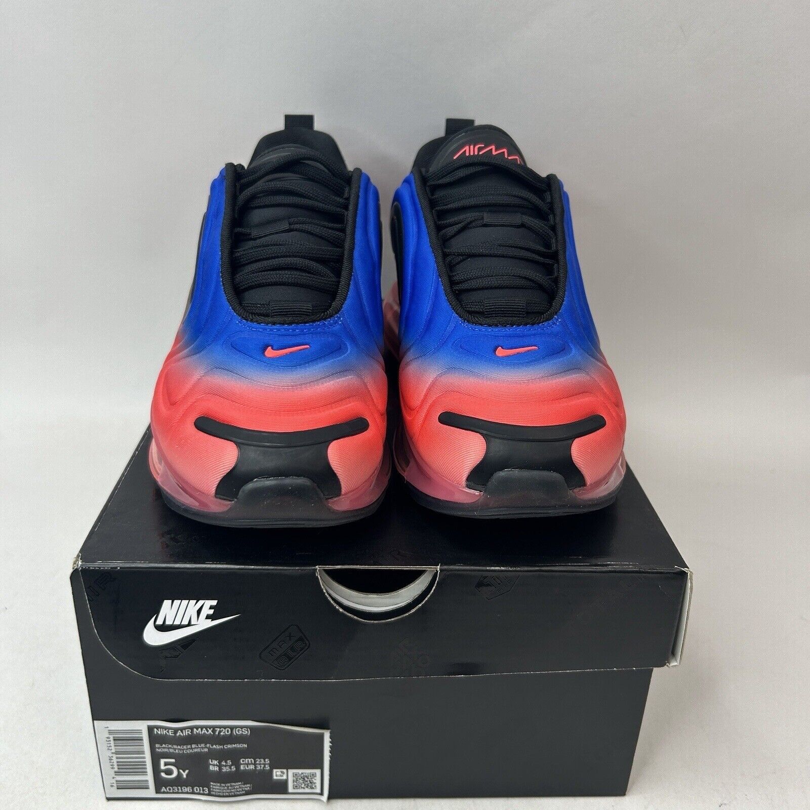Nike Nike Air Max 720 GS “Racer Blue Crimson Red” 2024 Size US 6.5 / IT 36.5 - 2 Thumbnail