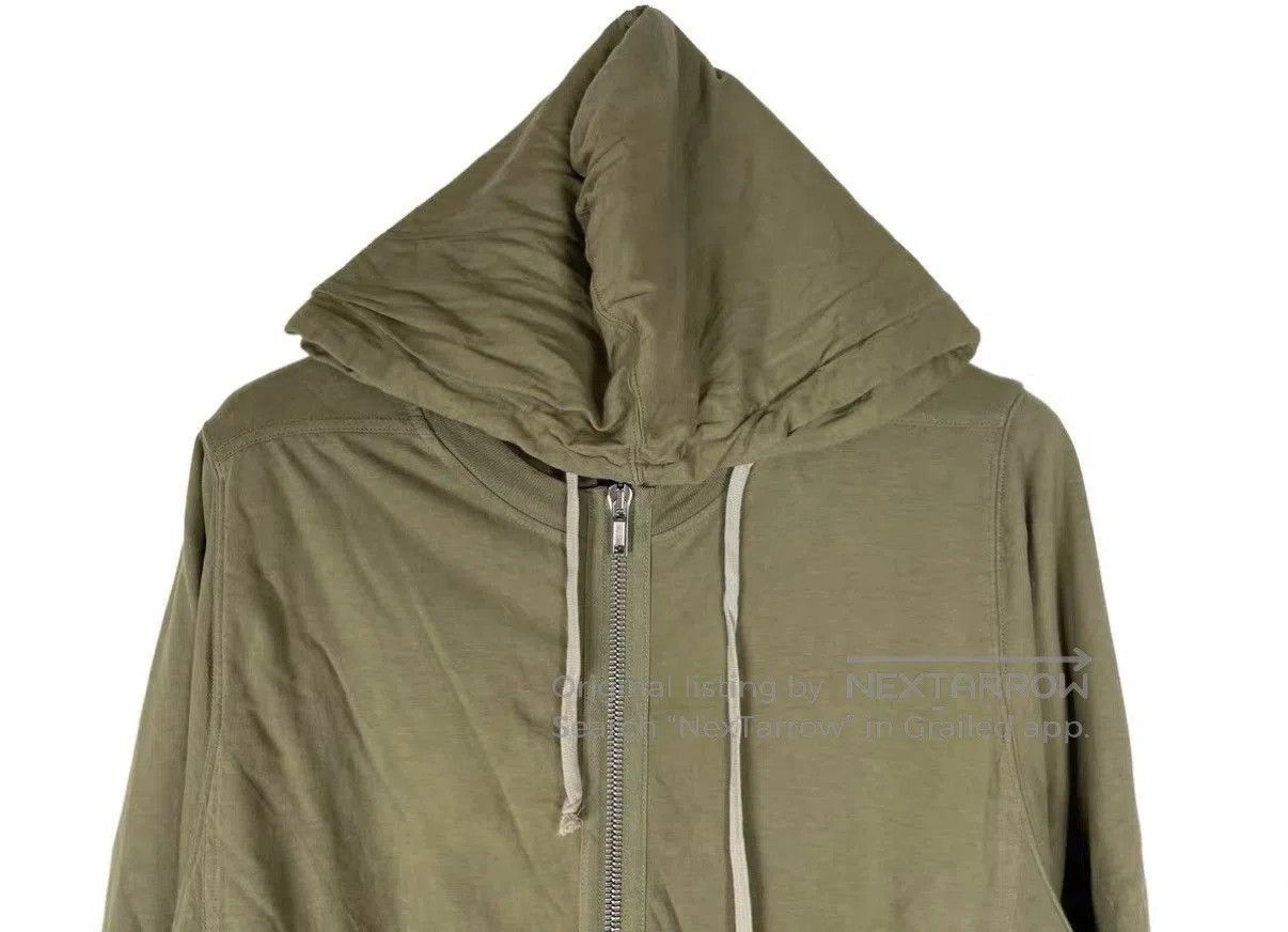 Rick Owens Green Hooded Zip. Size US M / EU 48-50 / 2 - 3 Thumbnail