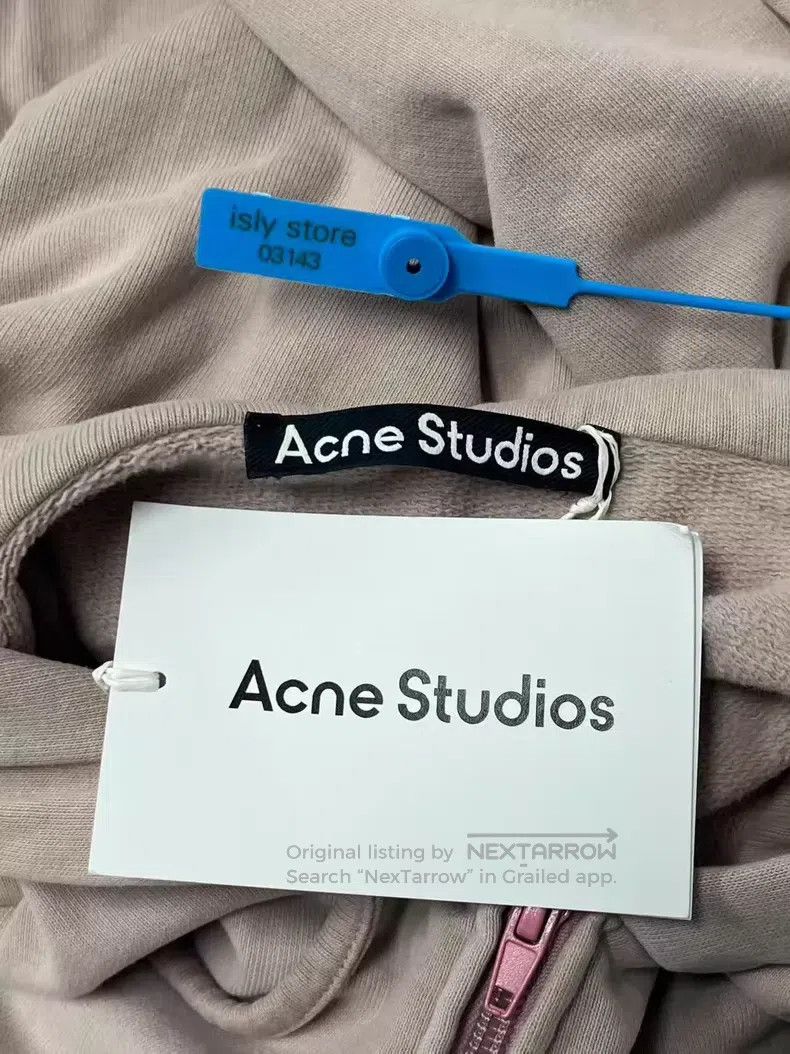 Acne Studios Acne Studios Face expression faded zipper hooded sweatshir Size US M / EU 48-50 / 2 - 5 Thumbnail
