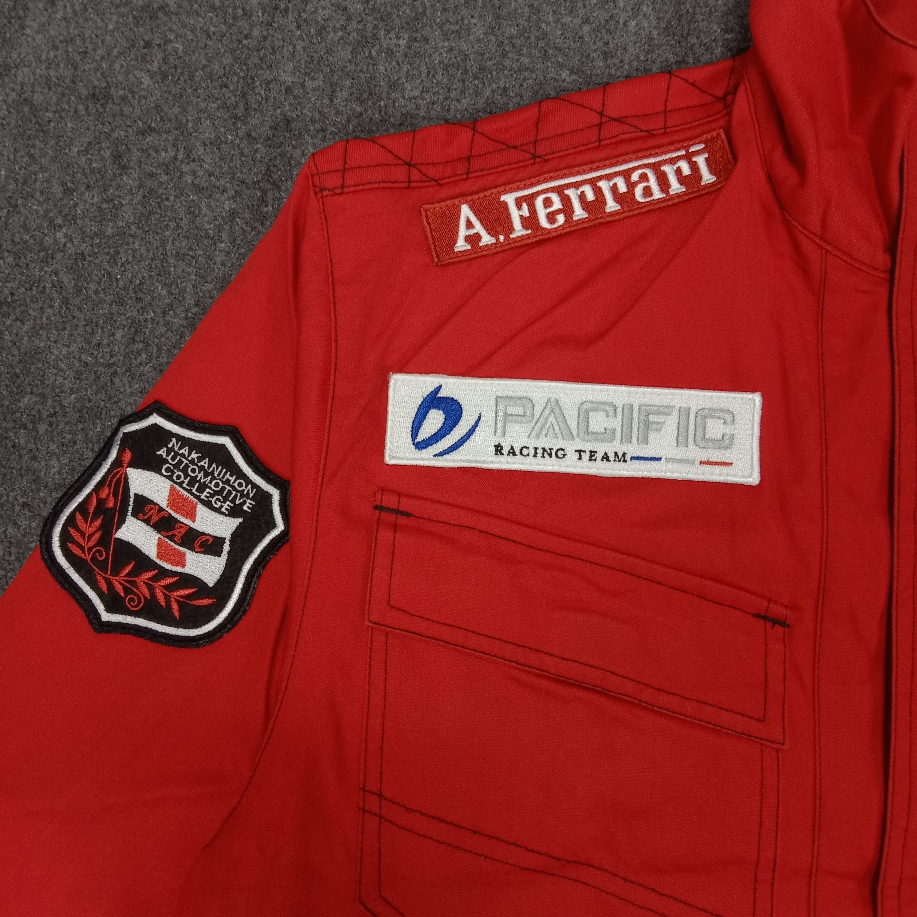 Ferrari × Vintage A.Ferrari x NNC Zipper Workwear Racing Jacket Size US XL / EU 56 / 4 - 2 Thumbnail