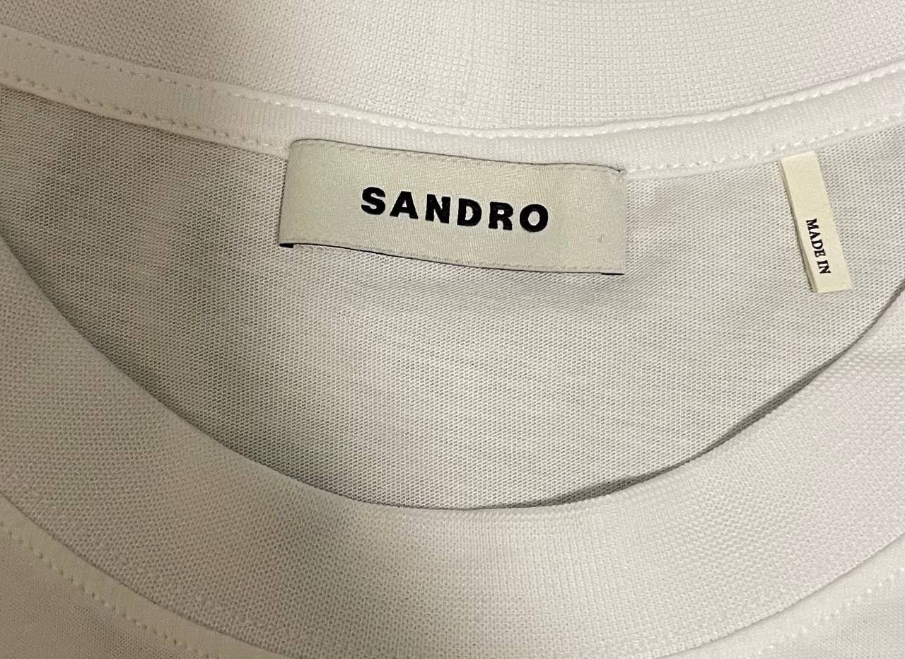 Sandro Sandro Short-Sleeved T-Shirt Size US L / EU 52-54 / 3 - 3 Thumbnail