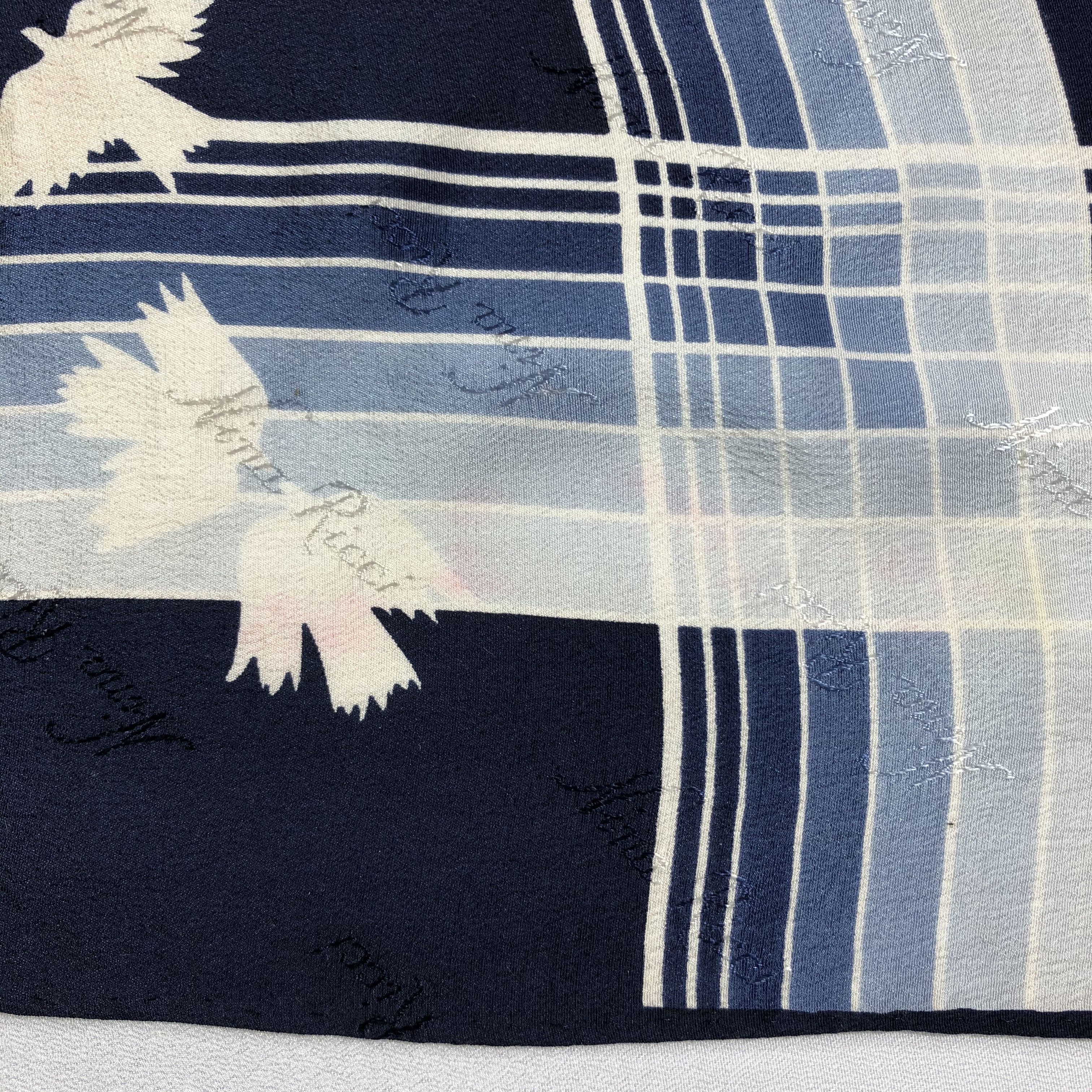 Nina Ricci × Vintage Vintage Nina Ricci Silk Scarf Size ONE SIZE - 5 Thumbnail