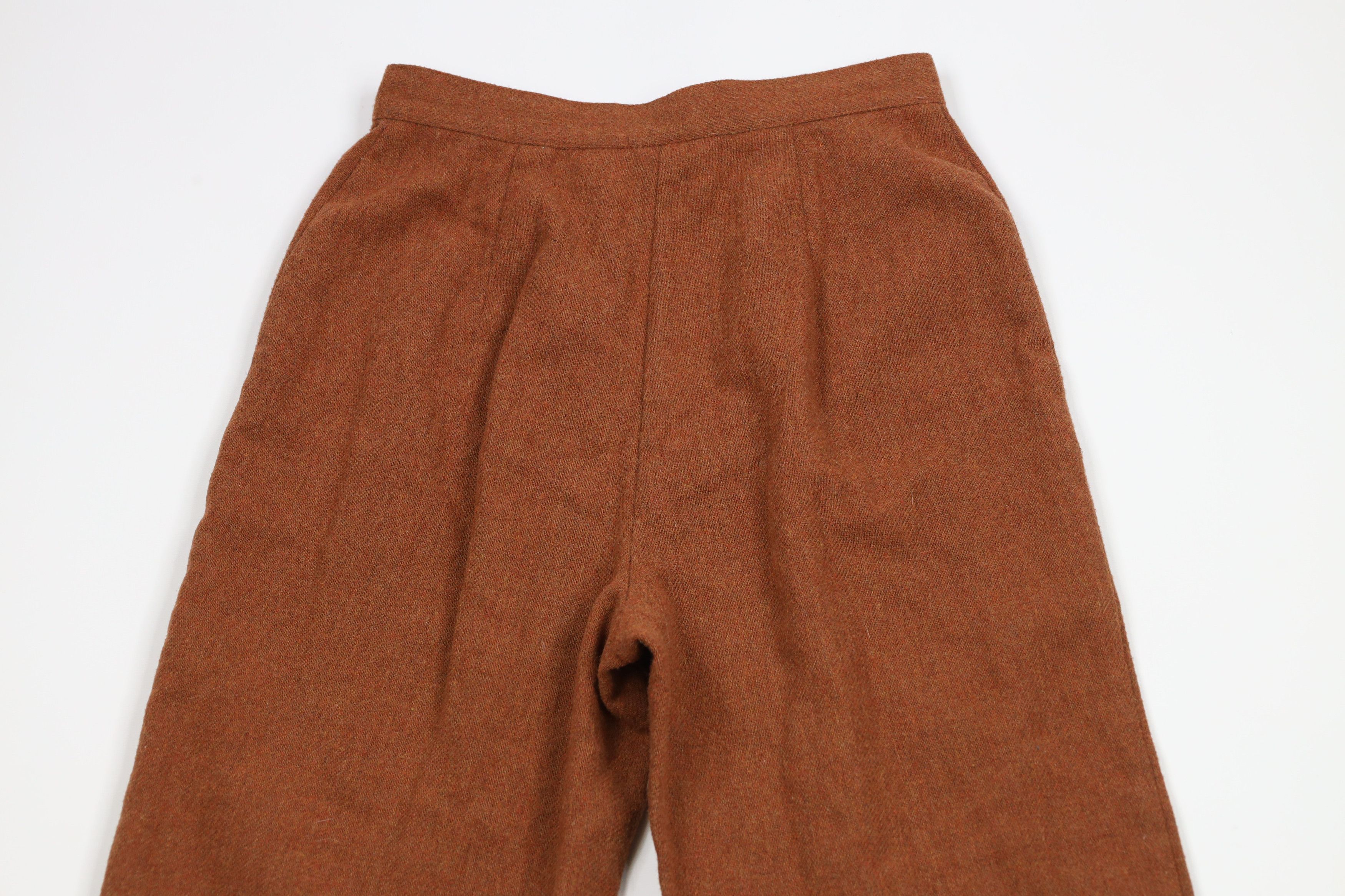 Vintage Vintage 70s Streetwear Wool Tweed Chino Pants Union Made Size 30" / US 8 / IT 44 - 11 Thumbnail