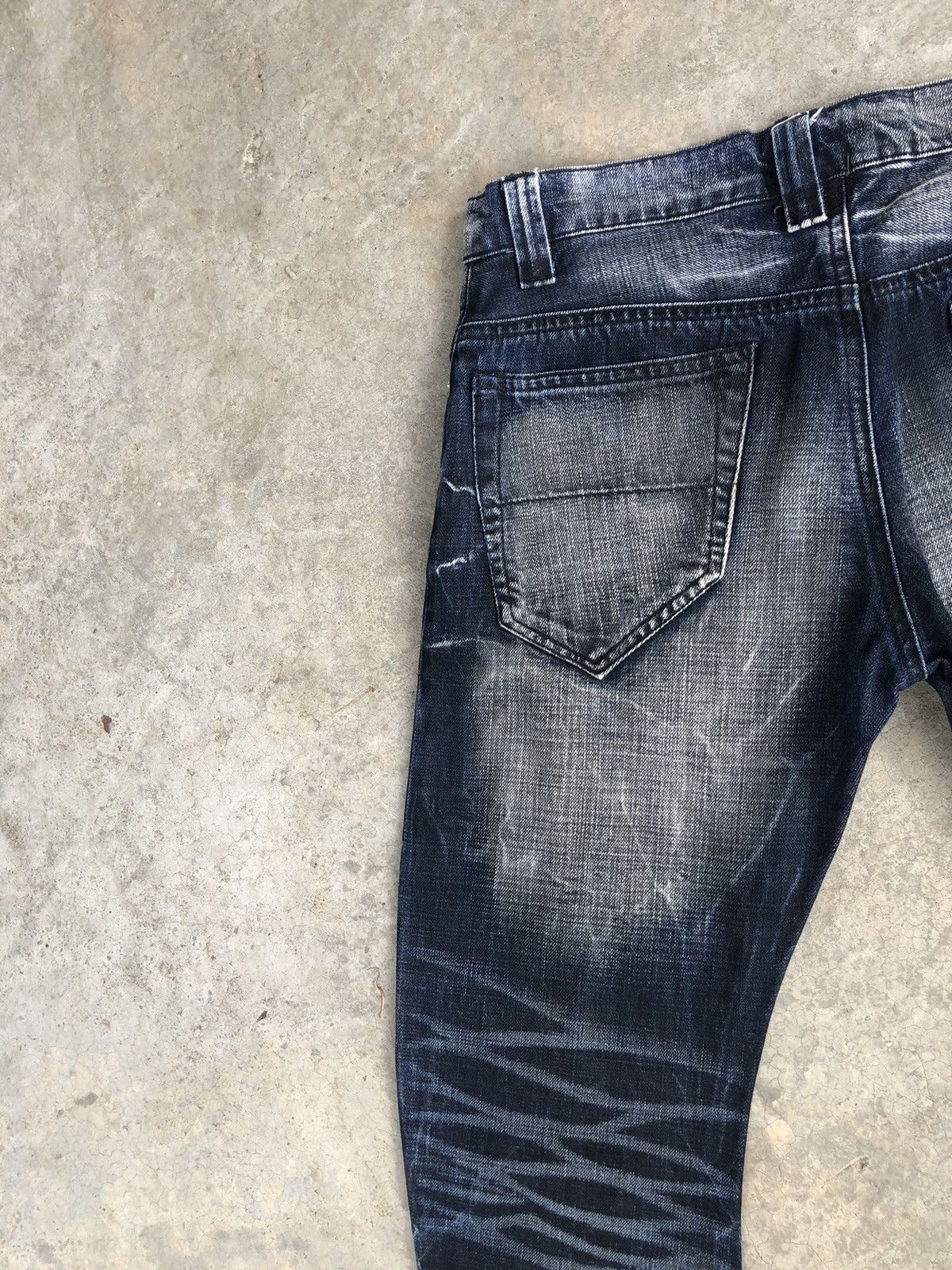 BUFFALO BOBS Japanese Buffalobobs Flared Jeans Distressed Jeans Size US 31 - 9 Thumbnail