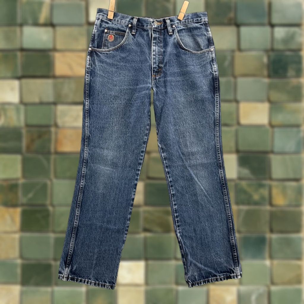 Wrangler Wrangler 20X Jeans Men 32x29 Western Workwear Cowboy Rodeo Competition Style 01 90s Mens Blue Cotton Denim 5-Pocket Relaxed Regular Straight Size US 32 / EU 48 - 1 Thumbnail