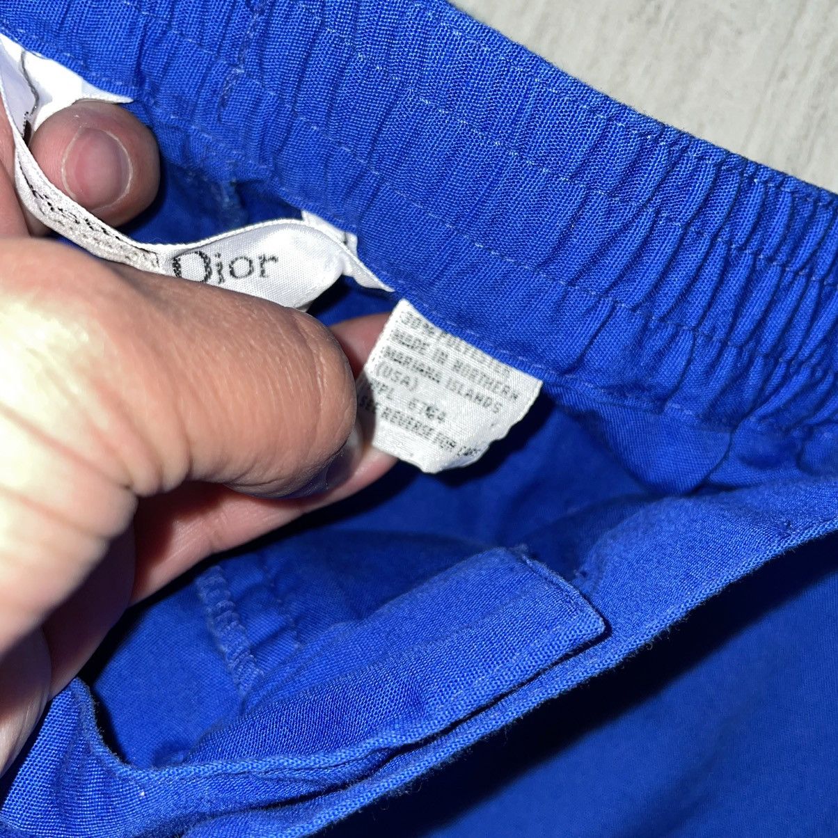 Christian Dior Monsieur Christian Dior Vintage Blue Lounge Pants Size US 36 / EU 52 - 3 Thumbnail