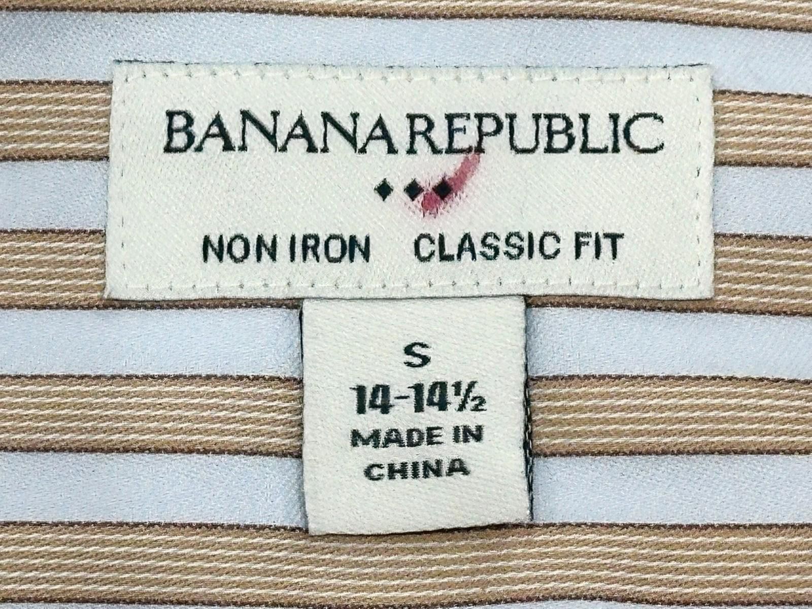 Banana Republic Banana Republic Non Iron Classic Fit Button-Up Men S 14-14.5 Size 36R - 7 Thumbnail