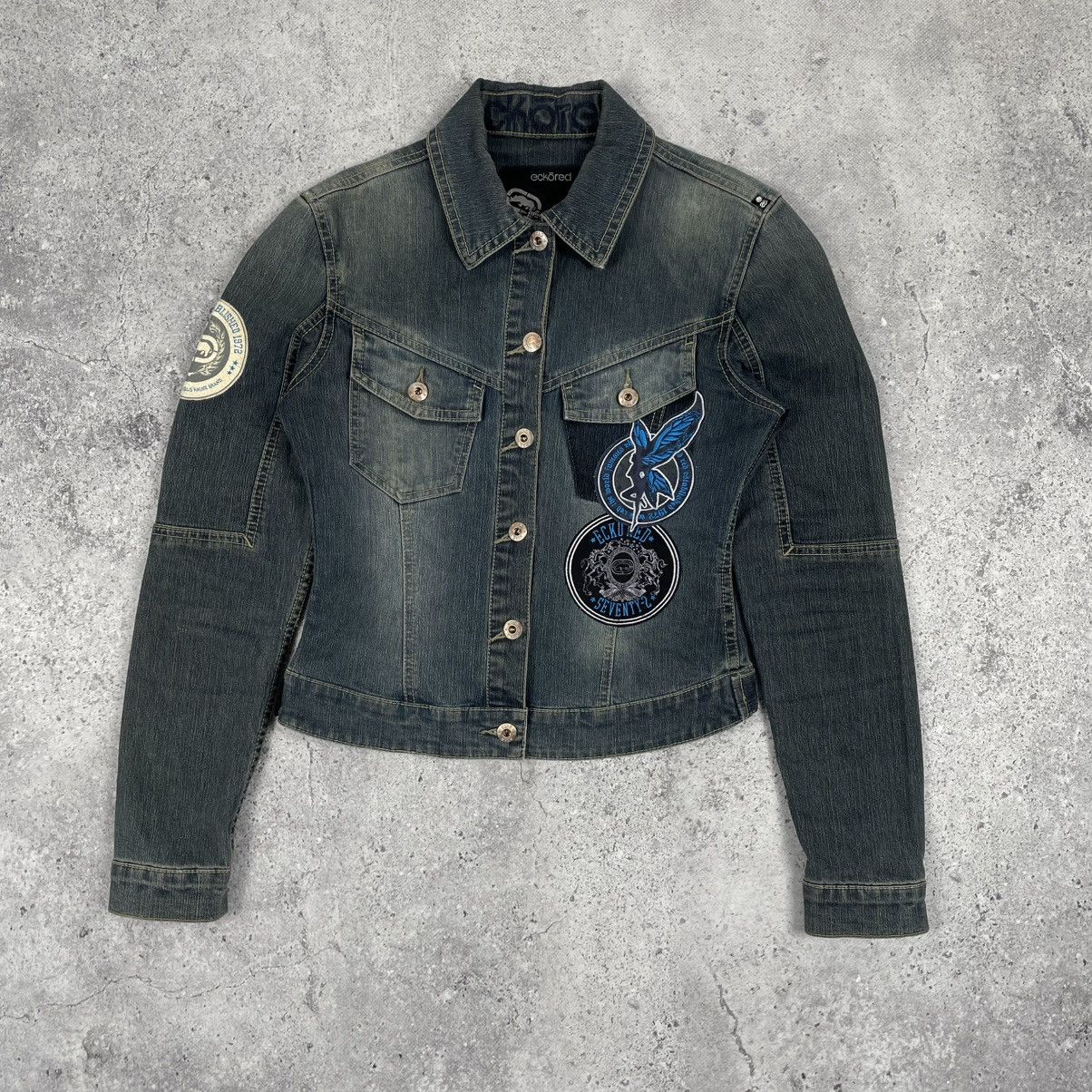 Ecko Unltd. × Vintage Vintage Ecko Red Y2K Fairy Denim Jacket Size S / US 4 / IT 40 - 2 Thumbnail
