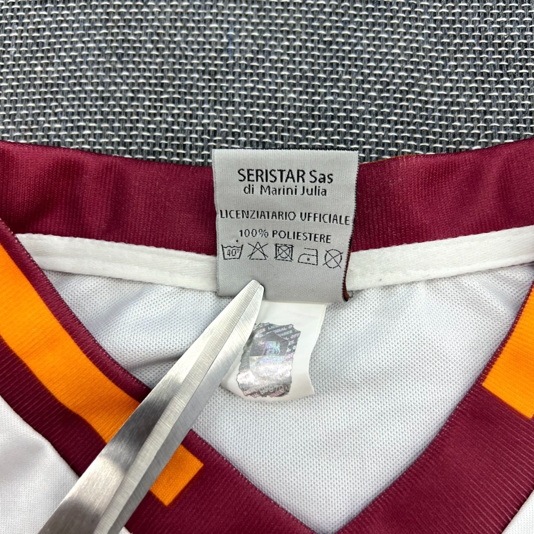 Vintage AS Roma Official 2013 2014 Away Totti #10 Football Jersey Mens Small Licensed Shirt Size US S / EU 44-46 / 1 - 7 Thumbnail