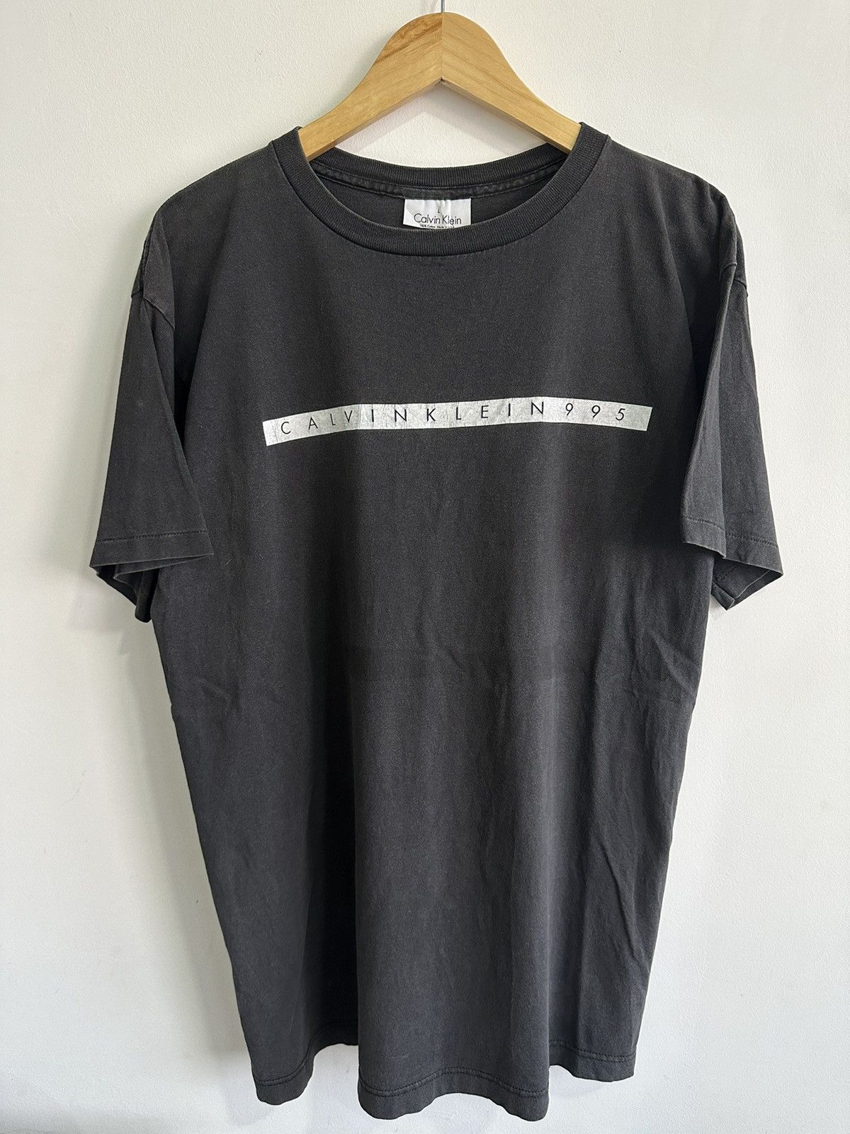 Calvin Klein × Vintage Vintage 90’s Calvin Klein 995 RARE USA SINGLE STITCH Tees Size US L / EU 52-54 / 3 - 2 Thumbnail