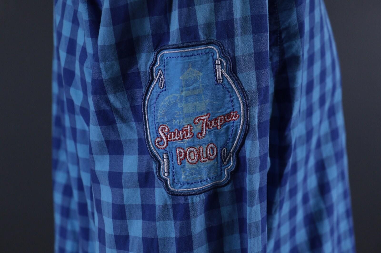 La Martina La Martina Blue Check Slim Saint Tropez Shirt Size XXL Size US XXL / EU 58 / 5 - 8 Thumbnail