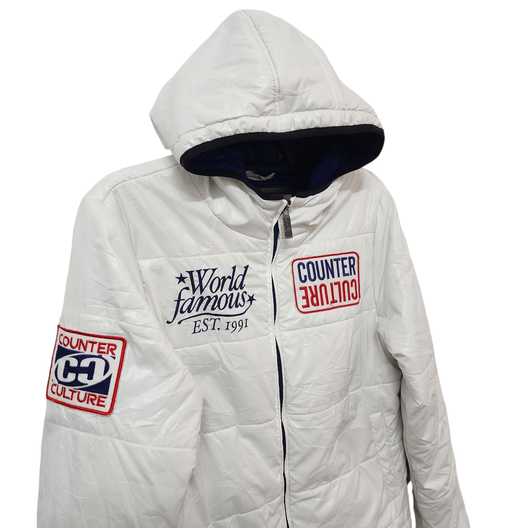 Japanese Brand Counter Culture Puffer Jacket Size US M / EU 48-50 / 2 - 8 Thumbnail