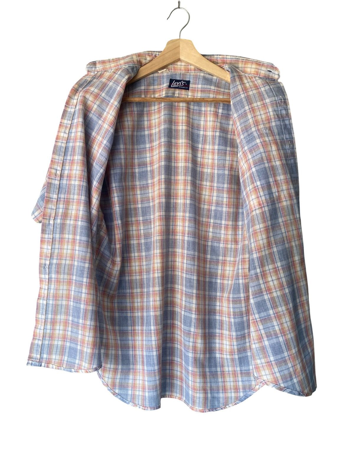 Levi's Vintage Levi’s Plaid Button Shirt Size US L / EU 52-54 / 3 - 3 Thumbnail