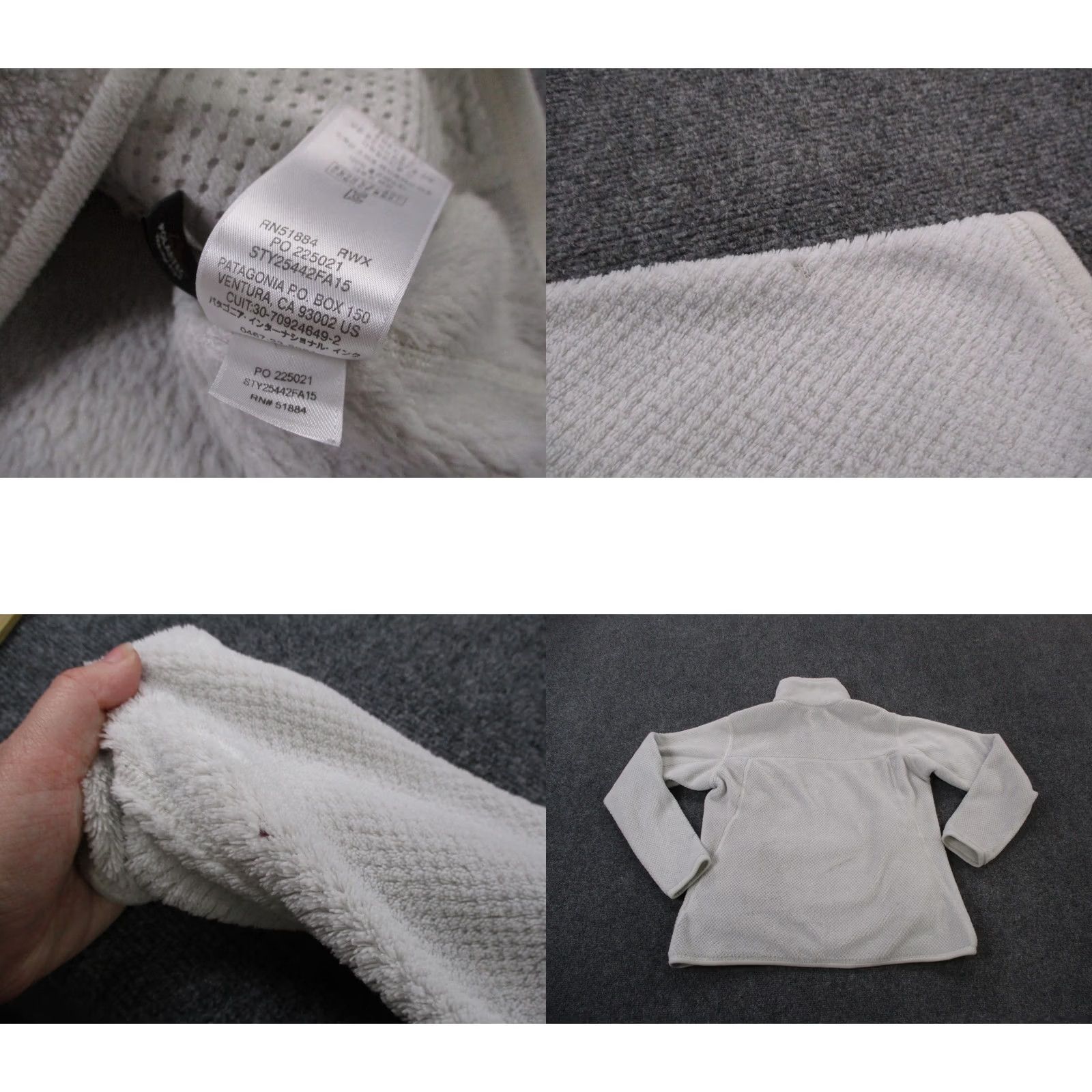 Patagonia Patagonia Sweater Womens L White Jacket Snap Fleece Fuzzy Outdoors Camping Size L / US 10 / IT 46 - 8 Thumbnail