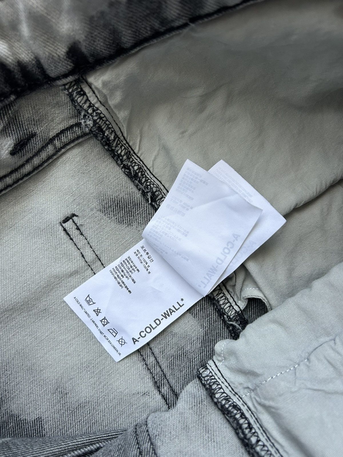 A-COLD-WALL* A-Cold-Wall Man's Tie-die Denim pants size 48 Size US 32 / EU 48 - 22 Thumbnail