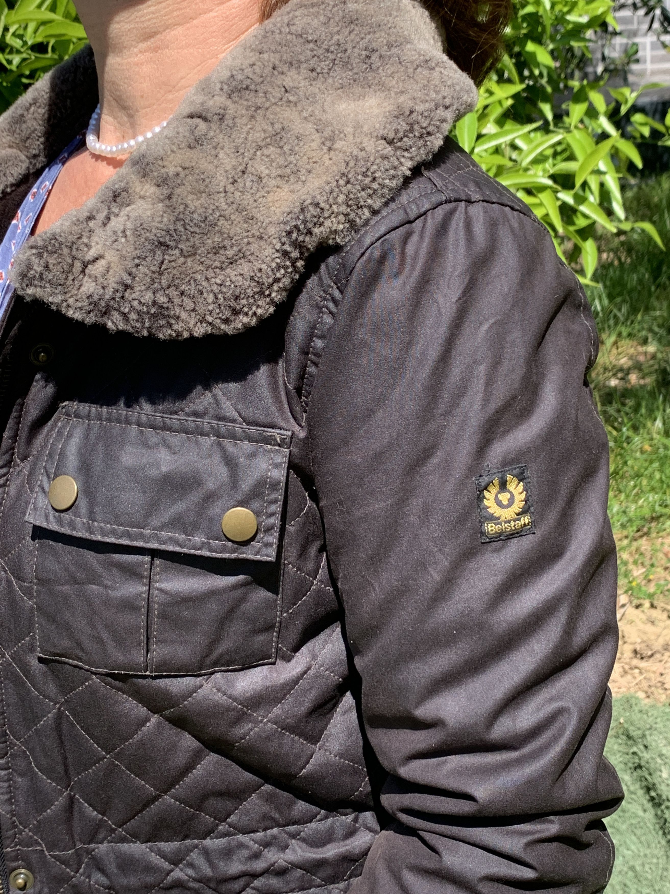 Belstaff Wax 85 Anniversary Gold Label Light Fur Size 40 S