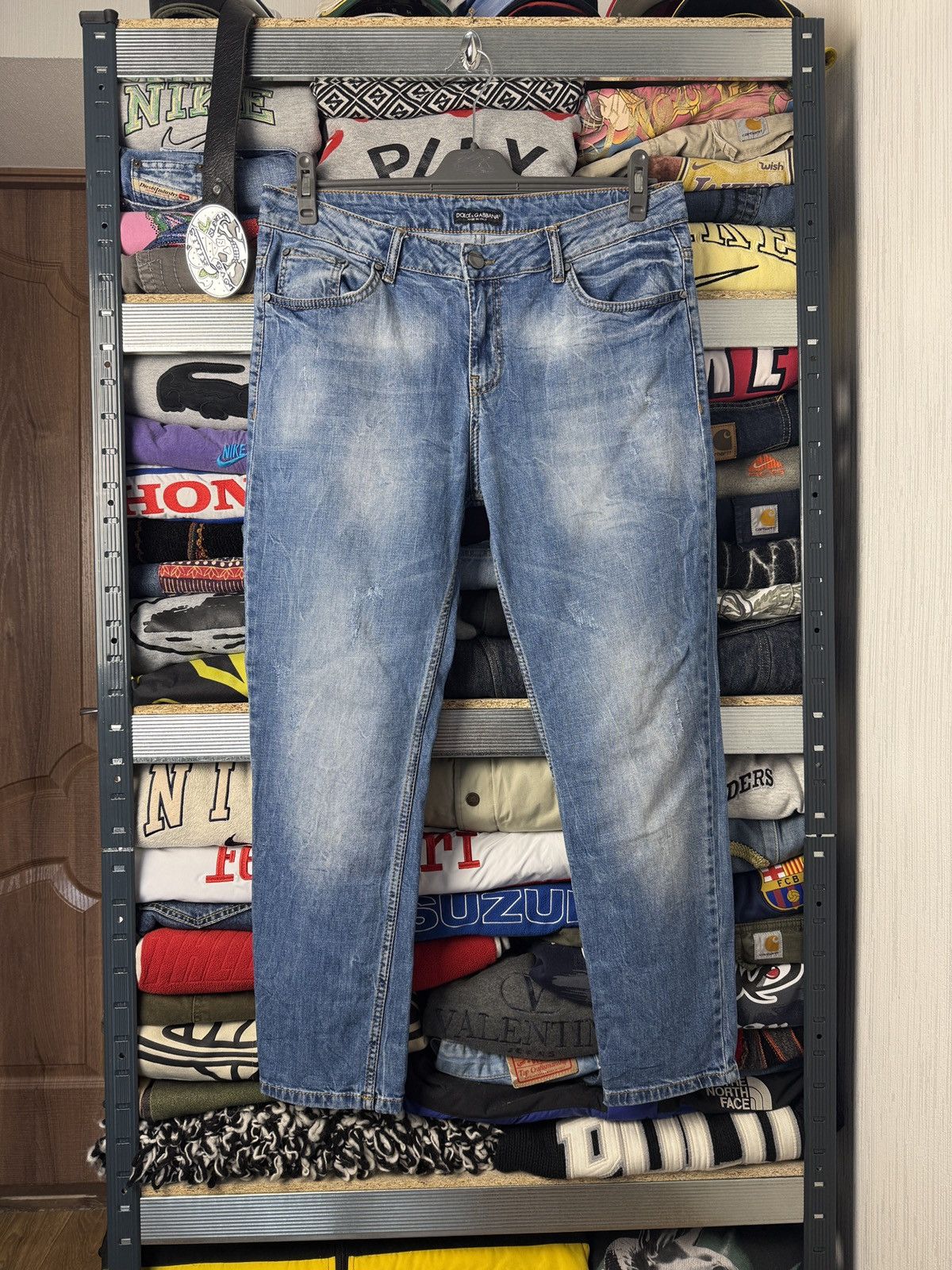 Dolce & Gabbana 2000s Dolce Gabbana Washed Jeans Arhive Y2K Size US 34 / EU 50 - 2 Thumbnail